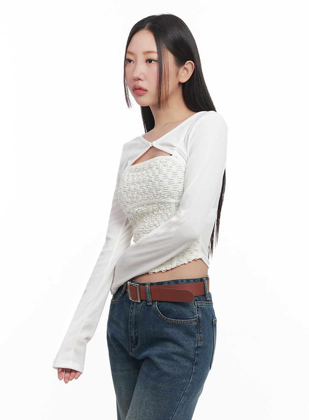 Buckle Bolero Cardigan IM525