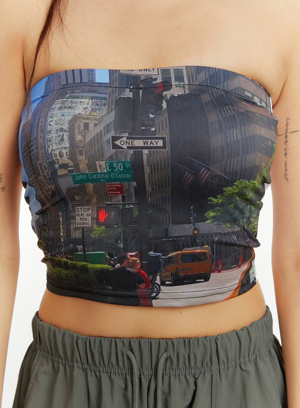 Graphic Bliss Tube Top CU421