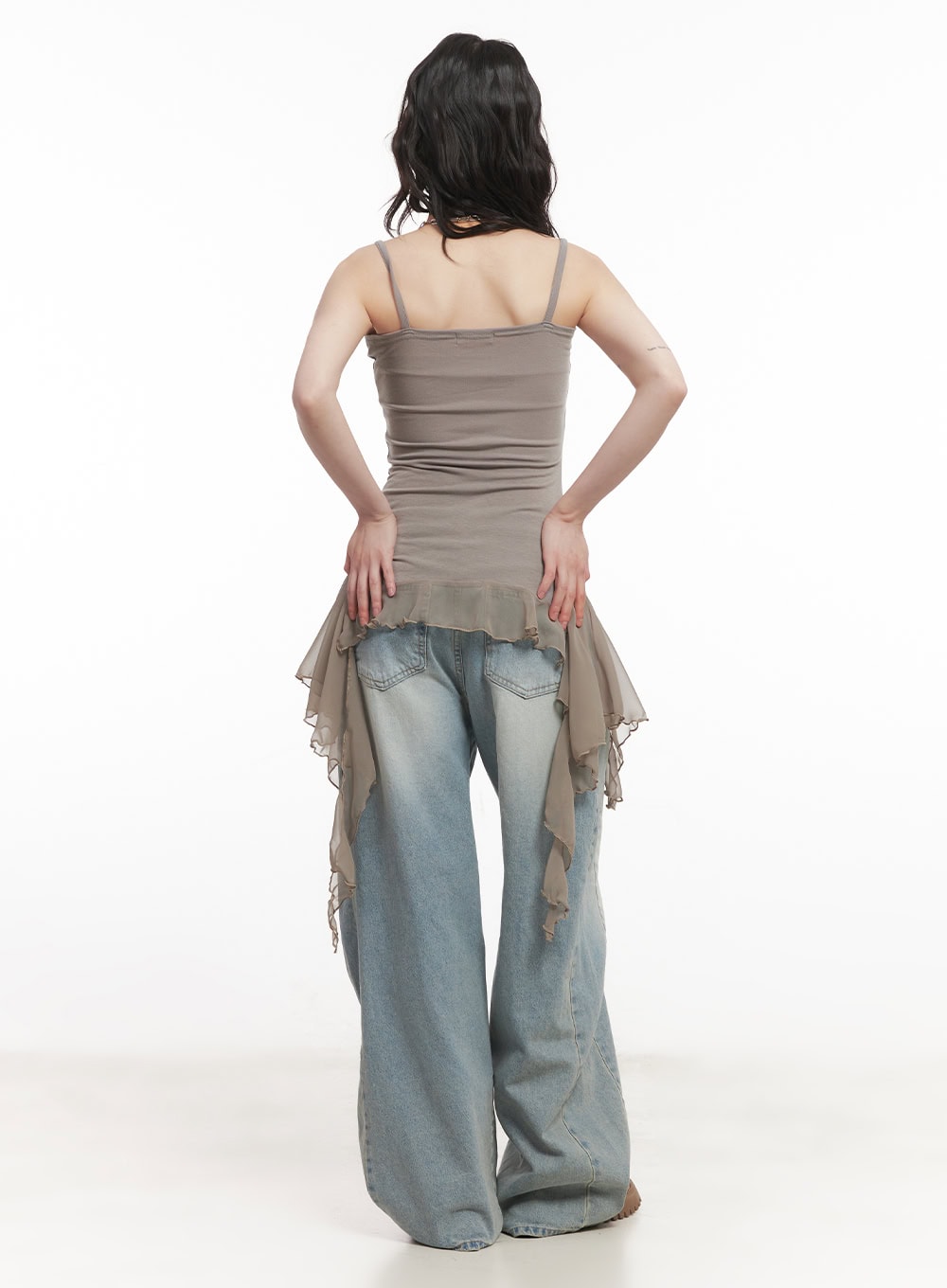 Frilly Flared Cami Top CM520