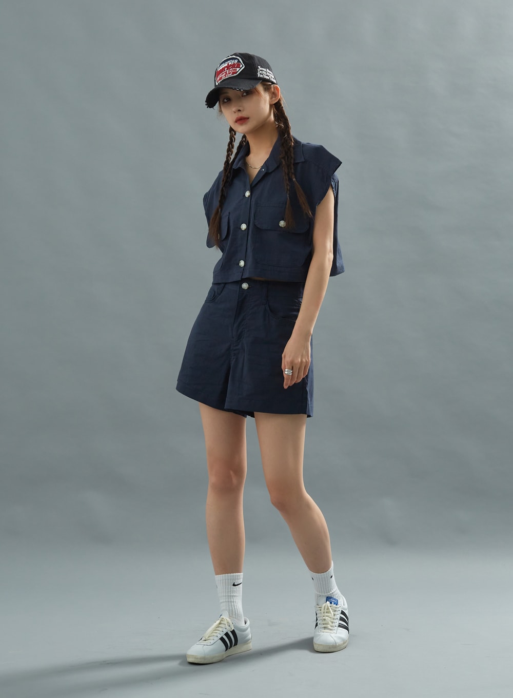 Linen Crop Shirt CU22