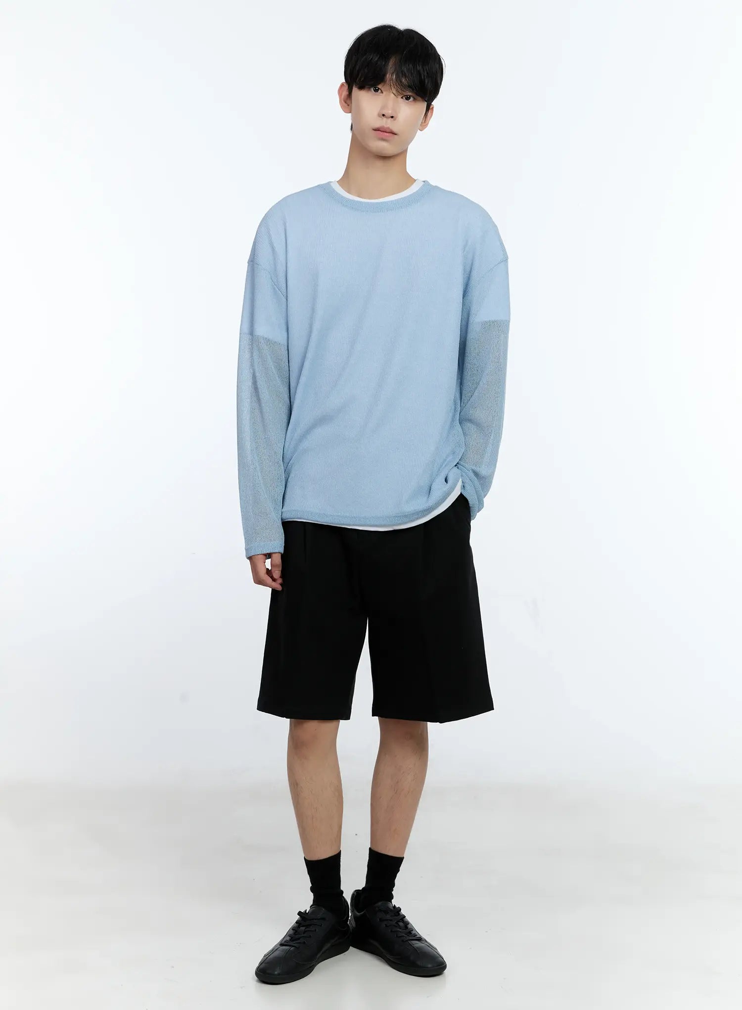 Men's Mesh Long-Sleeve Top IG501