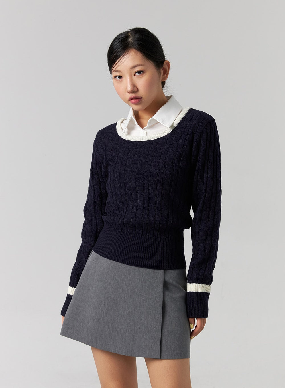 Classic Cable Knit Sweater CG329