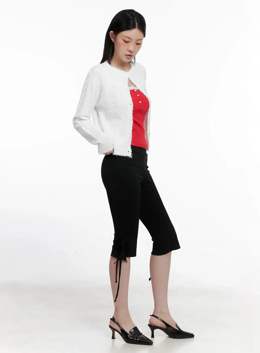 Textured Knit Cardigan IS508