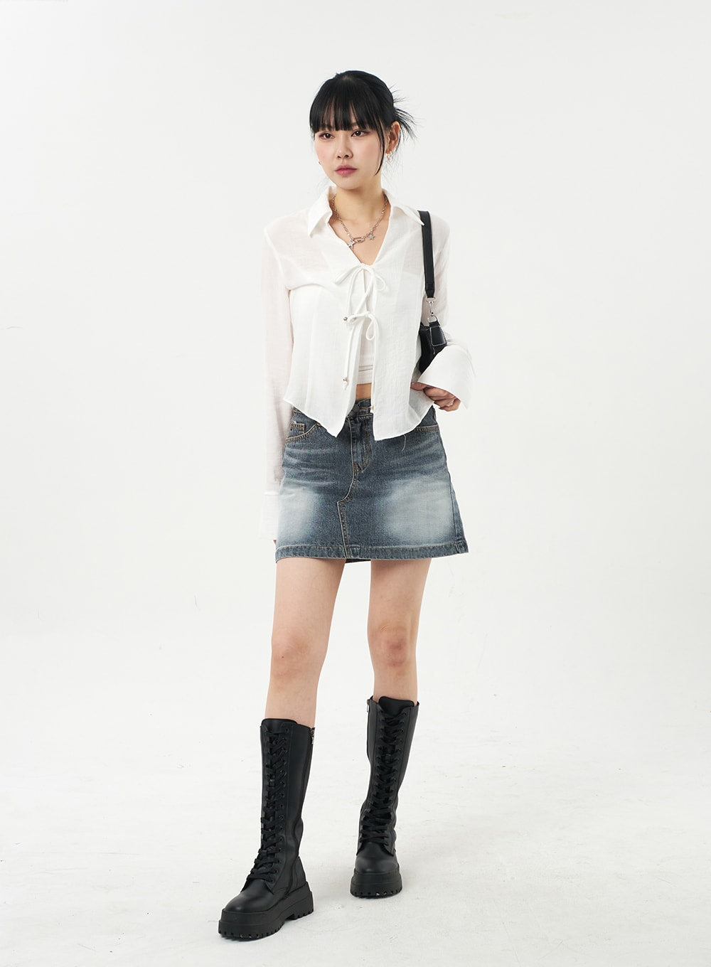 Double Ribbon Blouse CA327