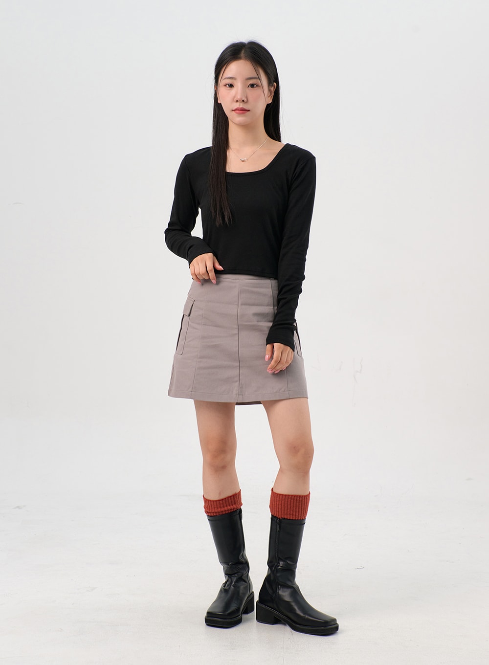 Cargo Mini Skirt OS302