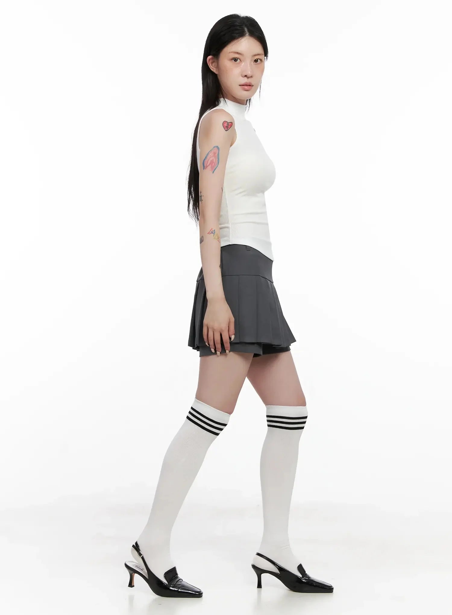 Mock Neck Tank Top IS508