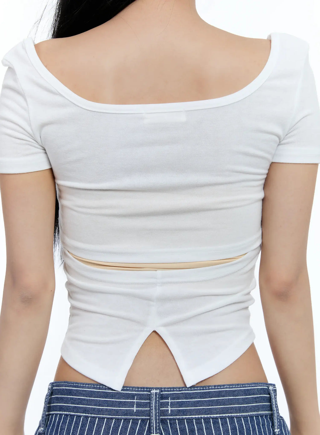 Square-Neck Crop Top CL530