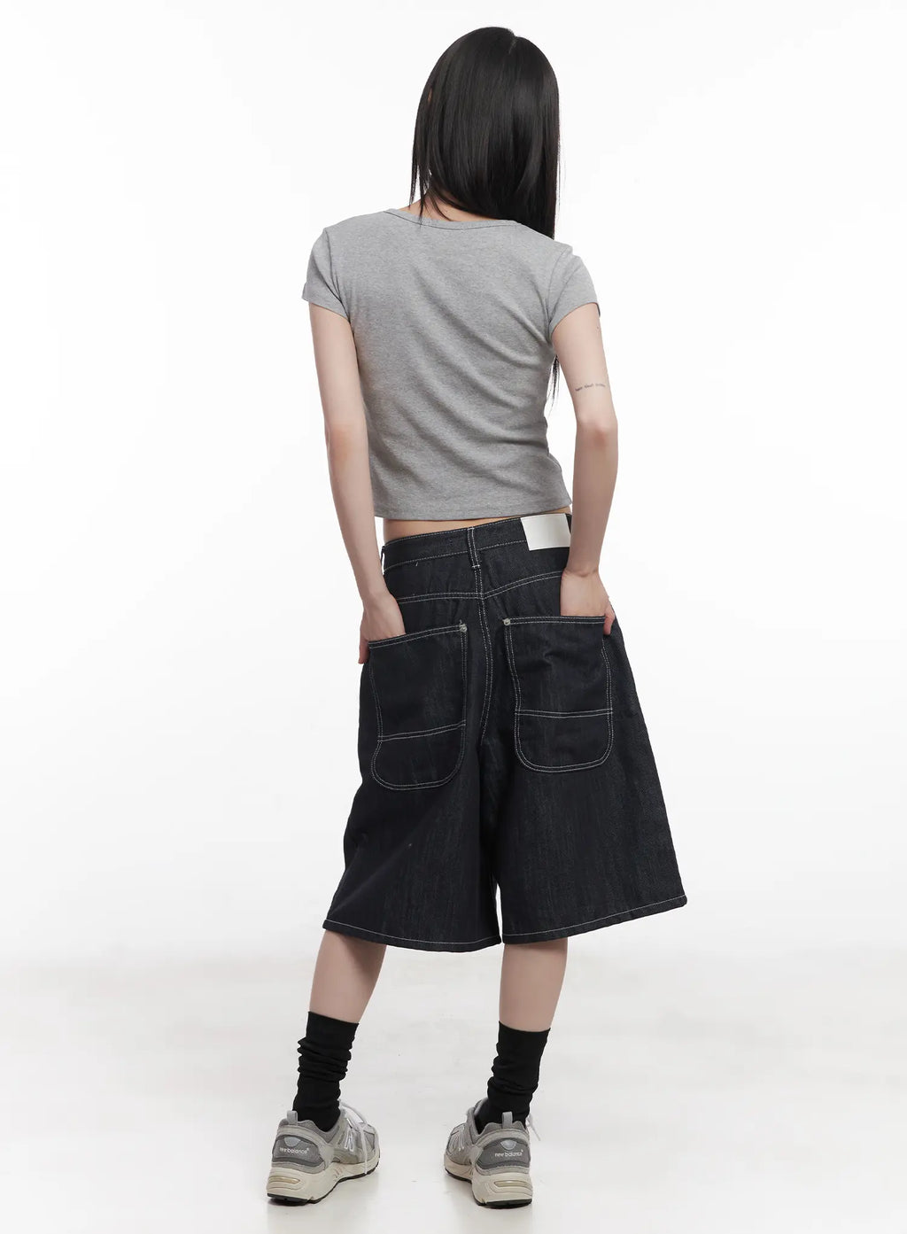 No-Fade Stitched Jorts CU519