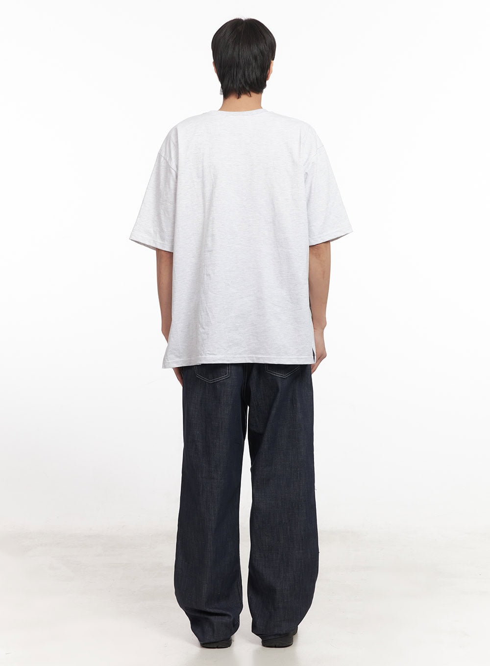 Men's Stitched Straight-Fit Jeans IA510