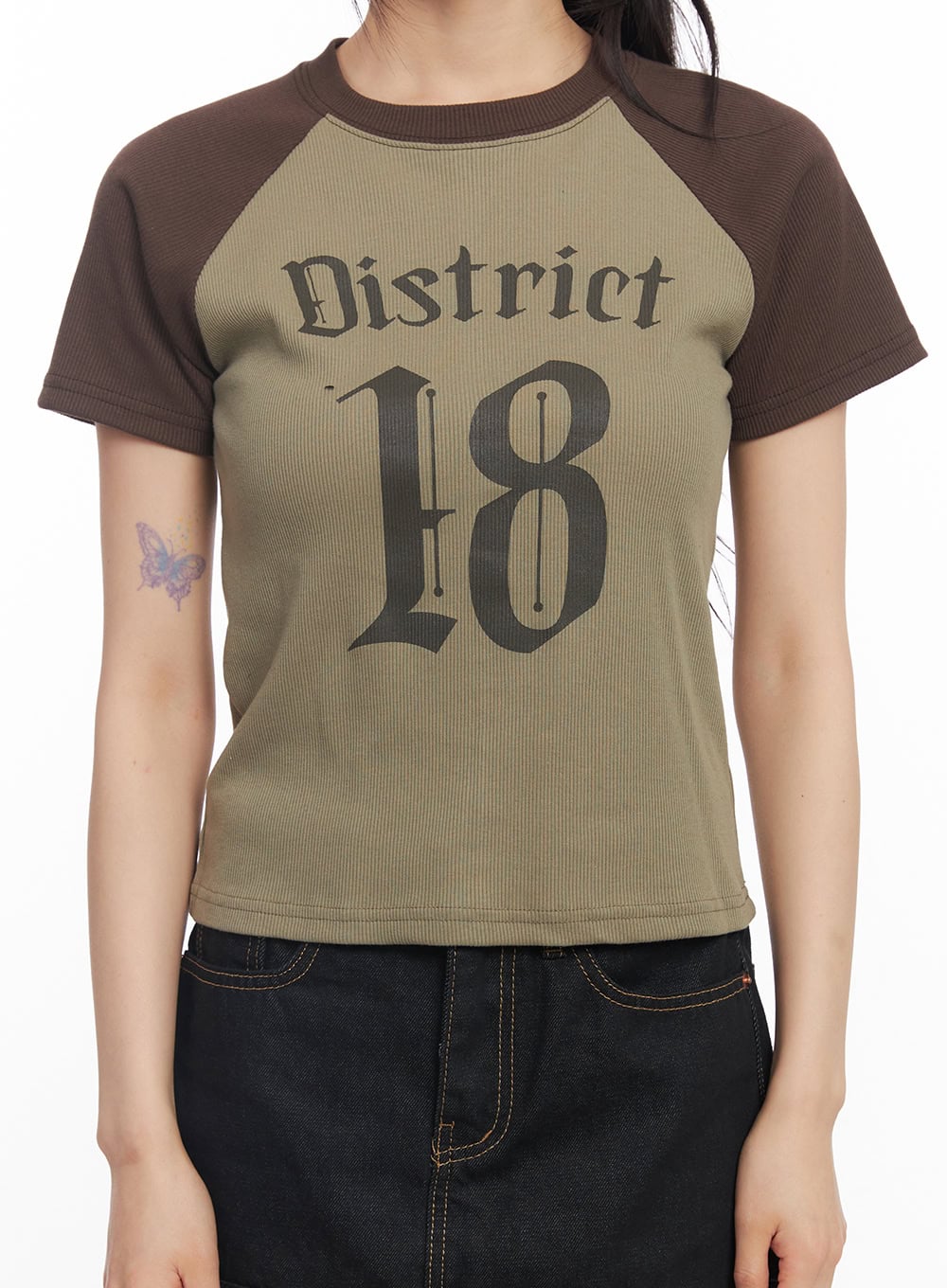 Raglan Graphic Slim-Fit Tee CY514