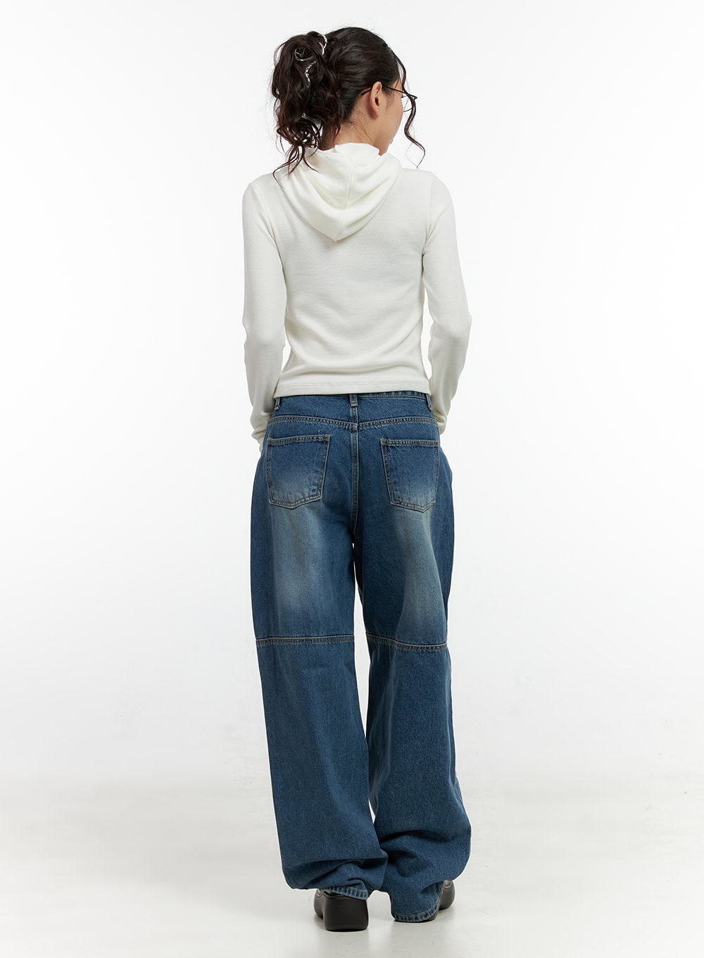 Slim Fit Graphic Hooded Long Sleeve Top CN401