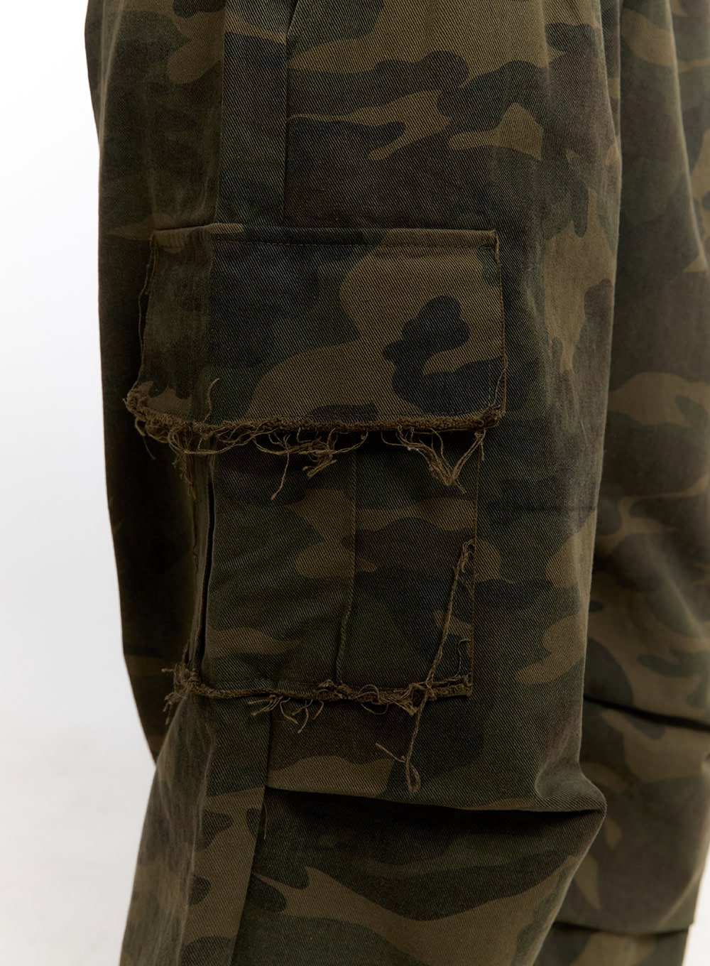Wide Fit Camouflage Cargo Pants CN420