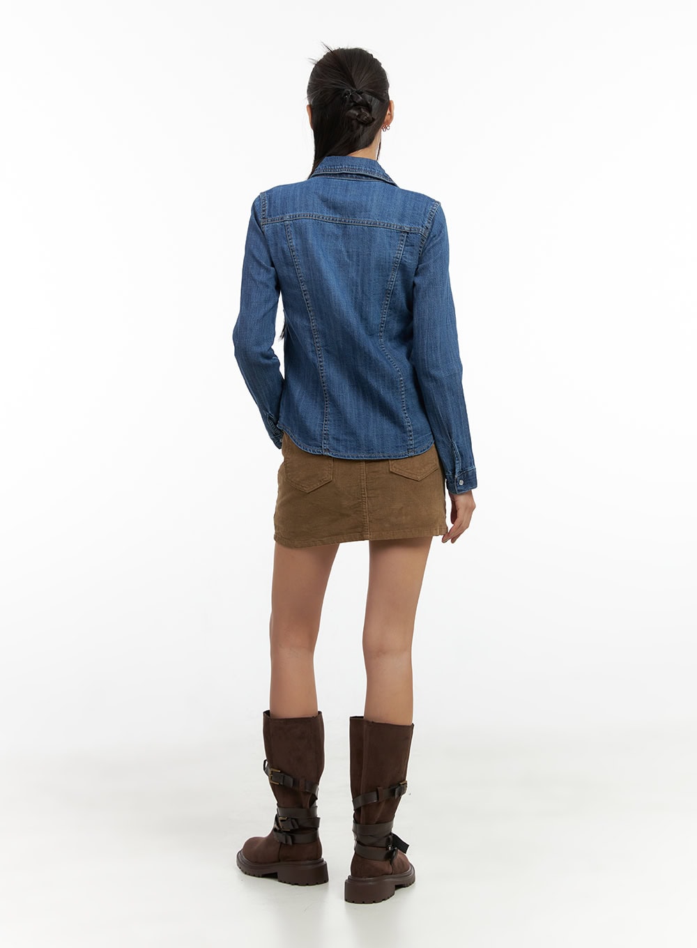 Denim Washed Pocket Shirt CO424