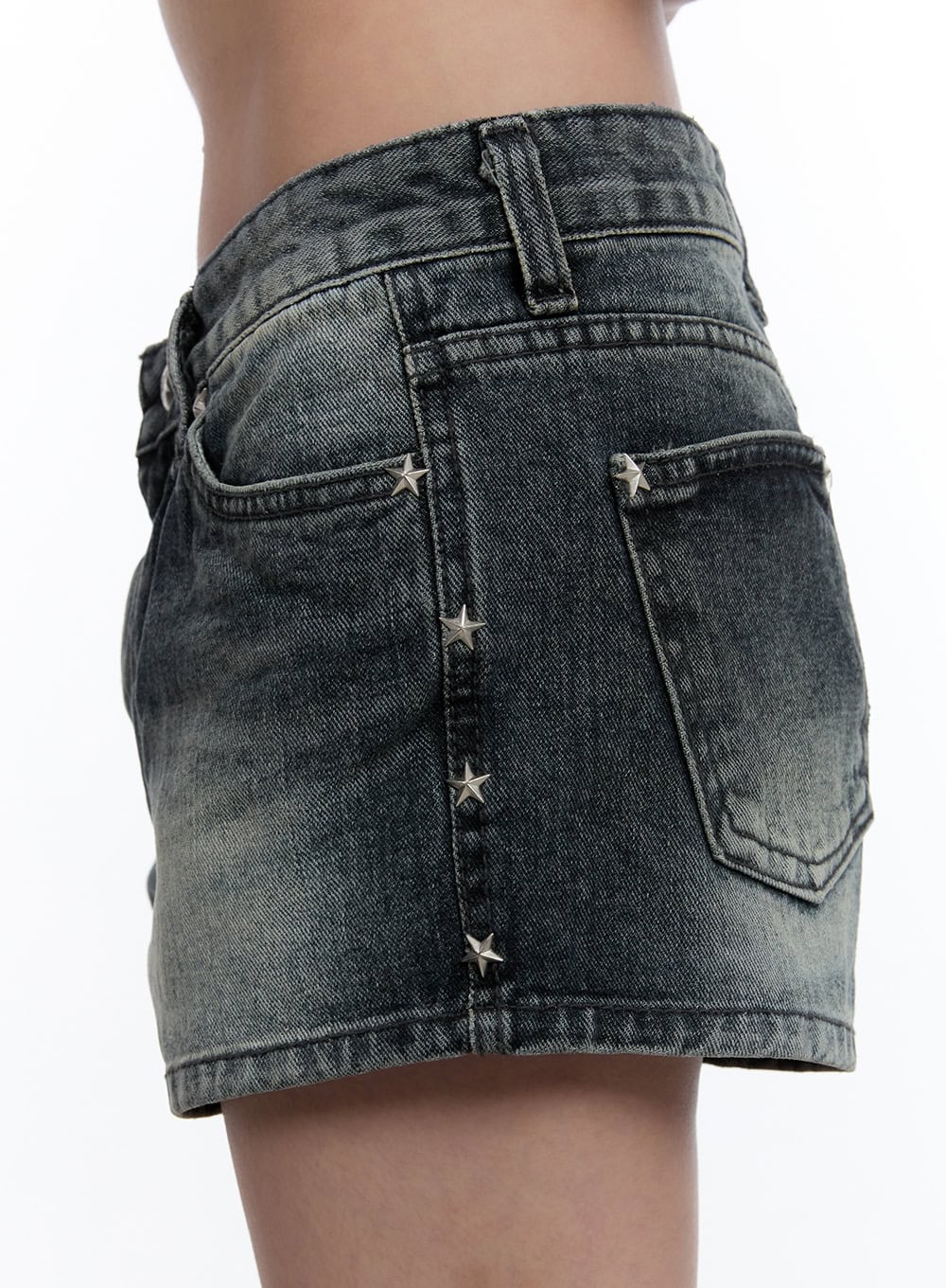 Washed Denim Shorts CU502