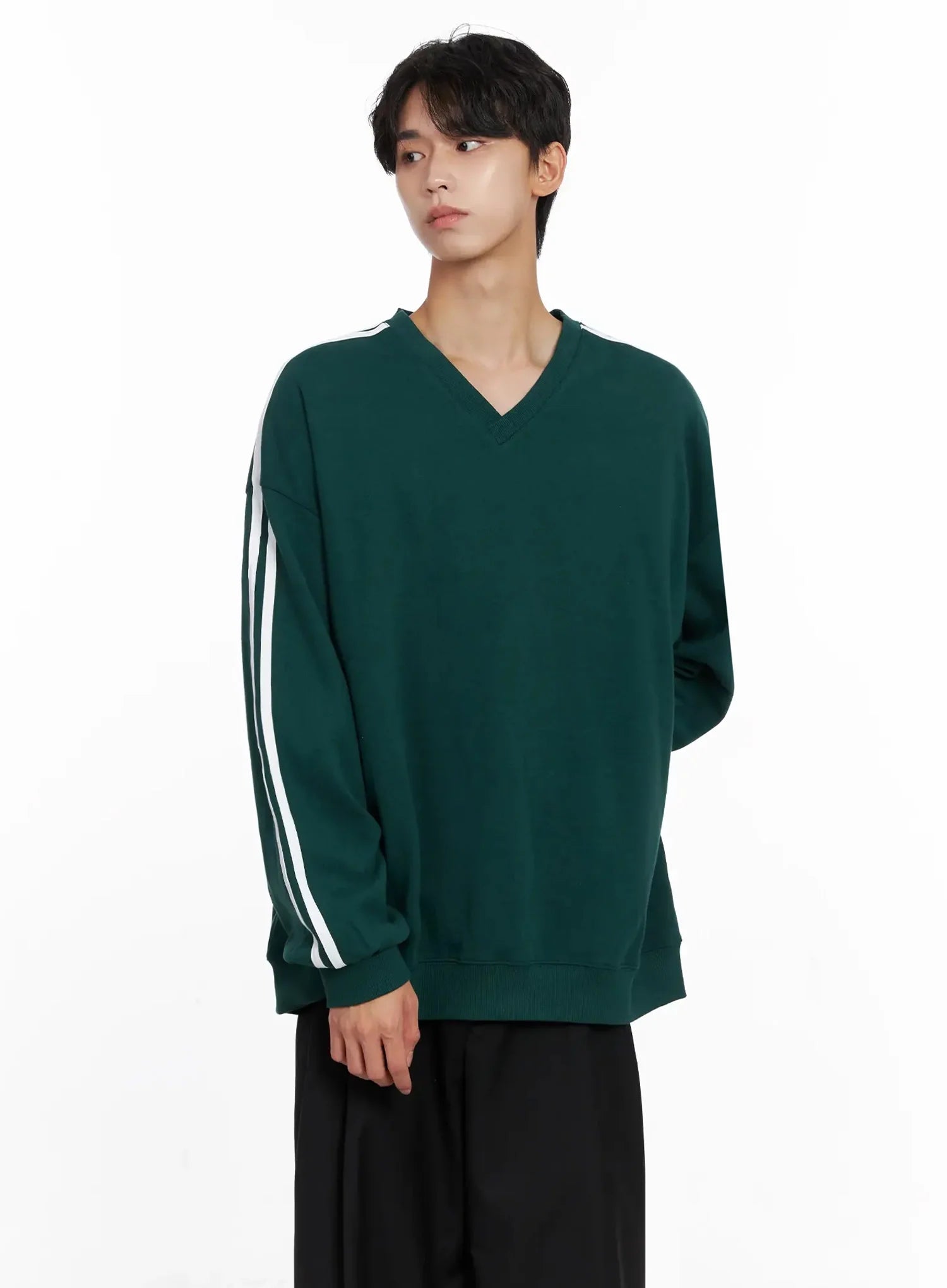 Men's V-Neck Track Sweatshirt IO516