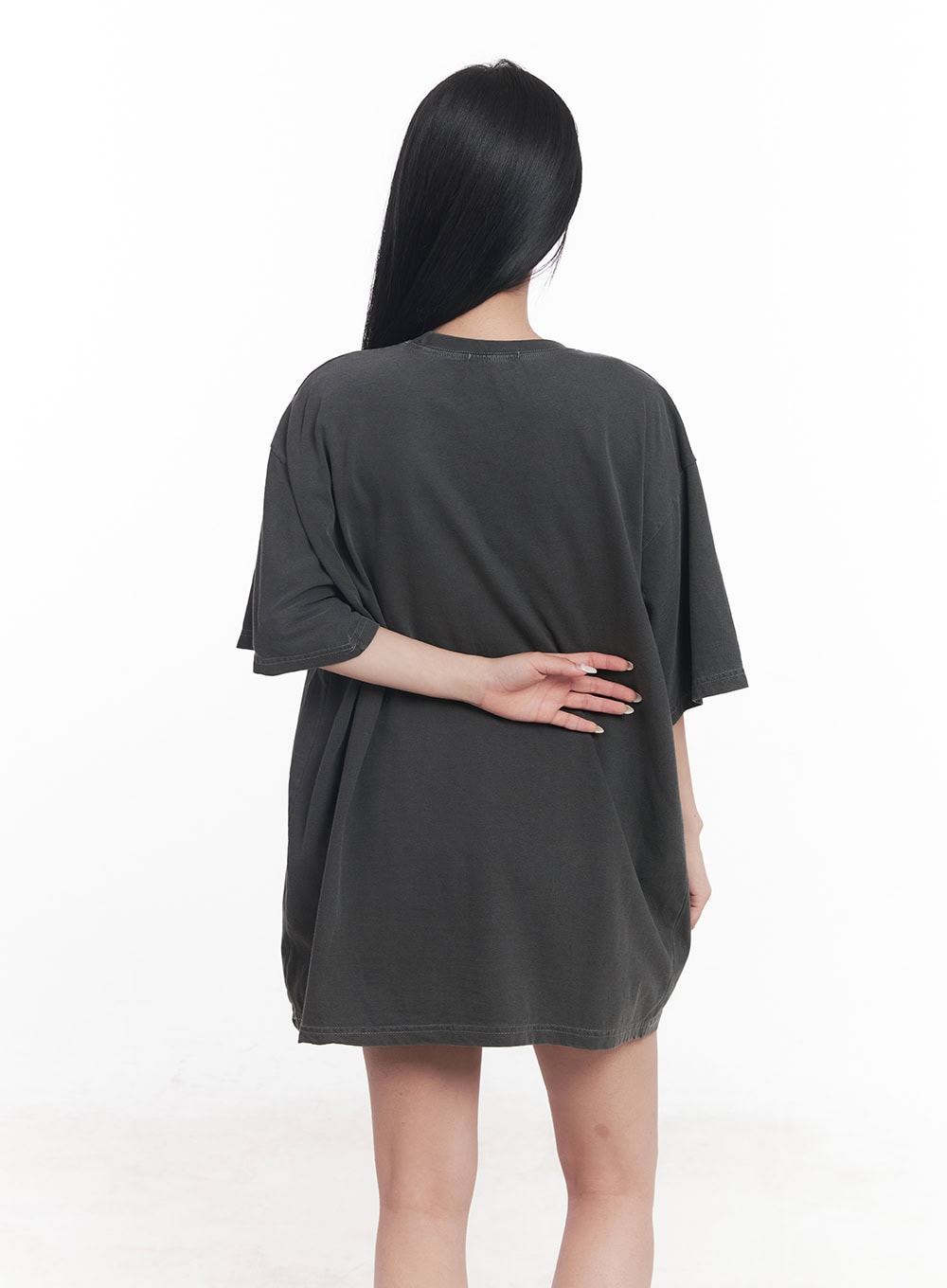 Graphic Oversize Cotton T-Shirt CY527