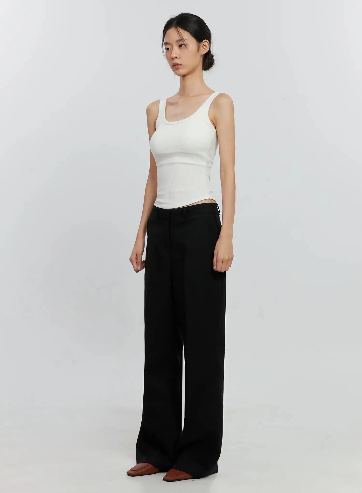 Padded Square-Neck Top IS516