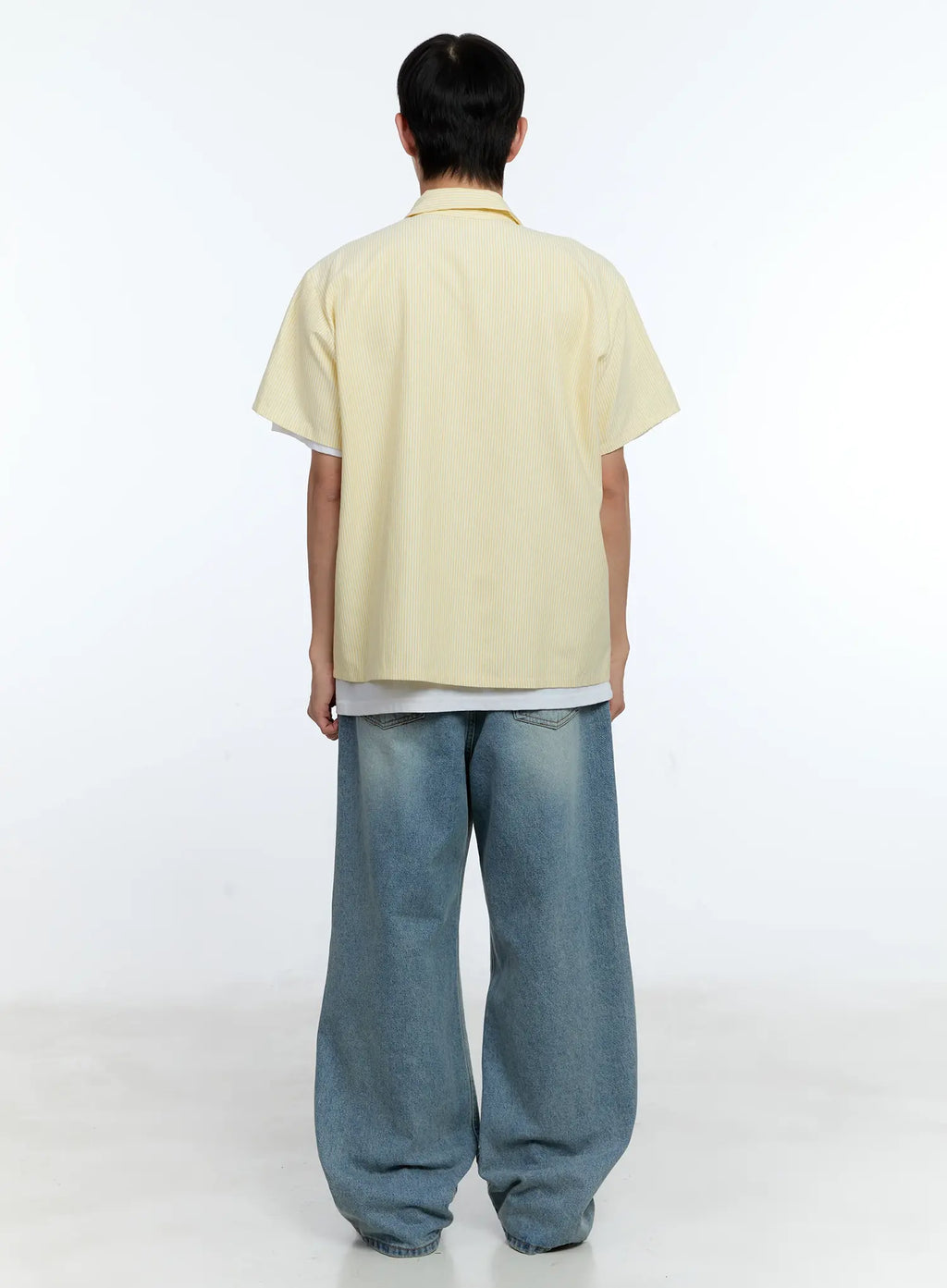 Men's Wide Leg Denim Jeans IG519