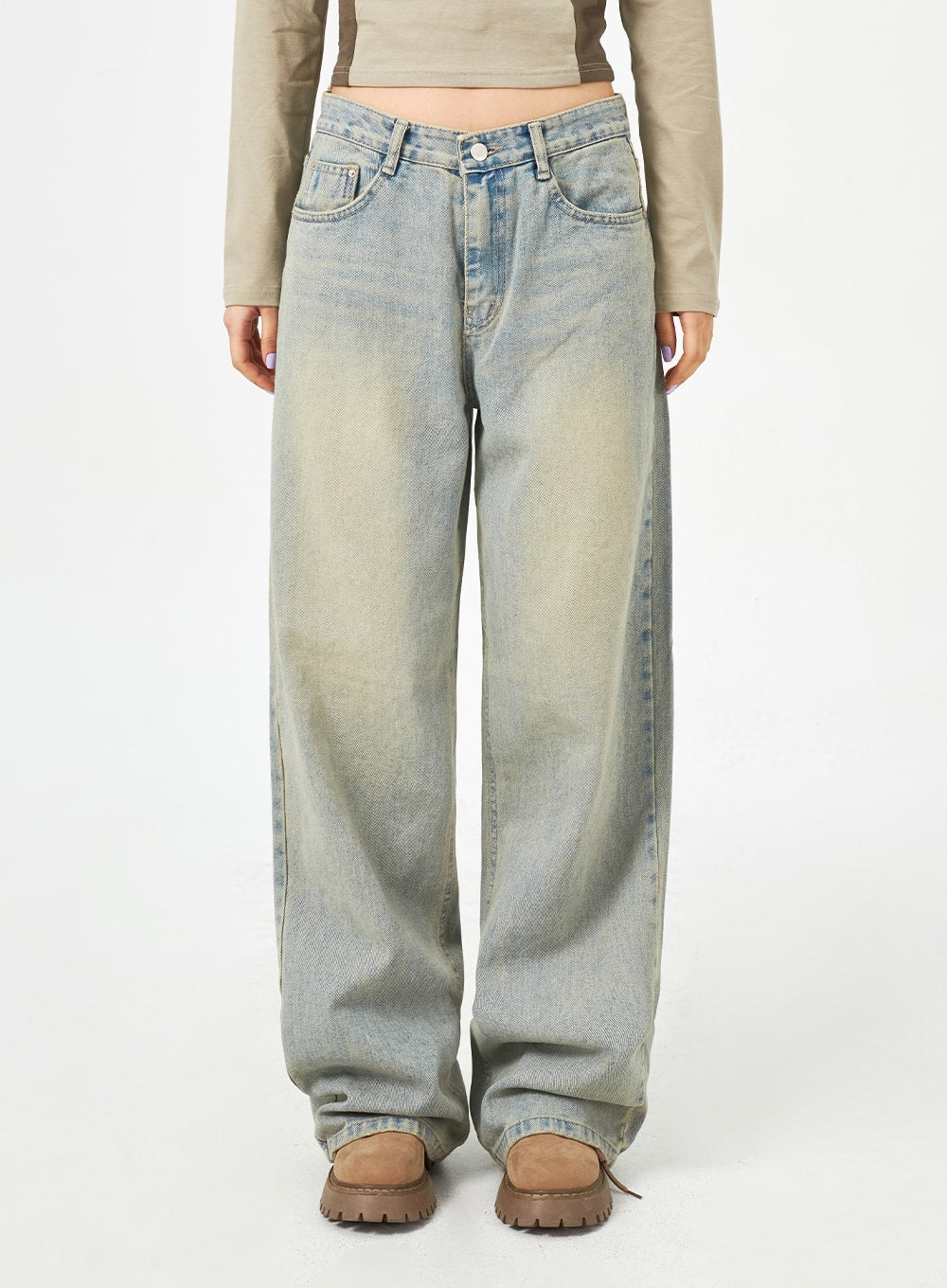 Light Blue Baggy Jeans CM323