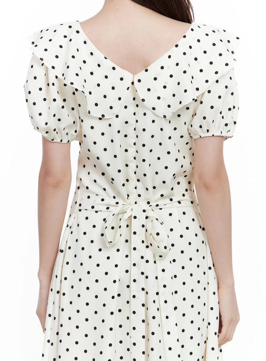 Vintage-Inspired Polka-Dot Dress CL502