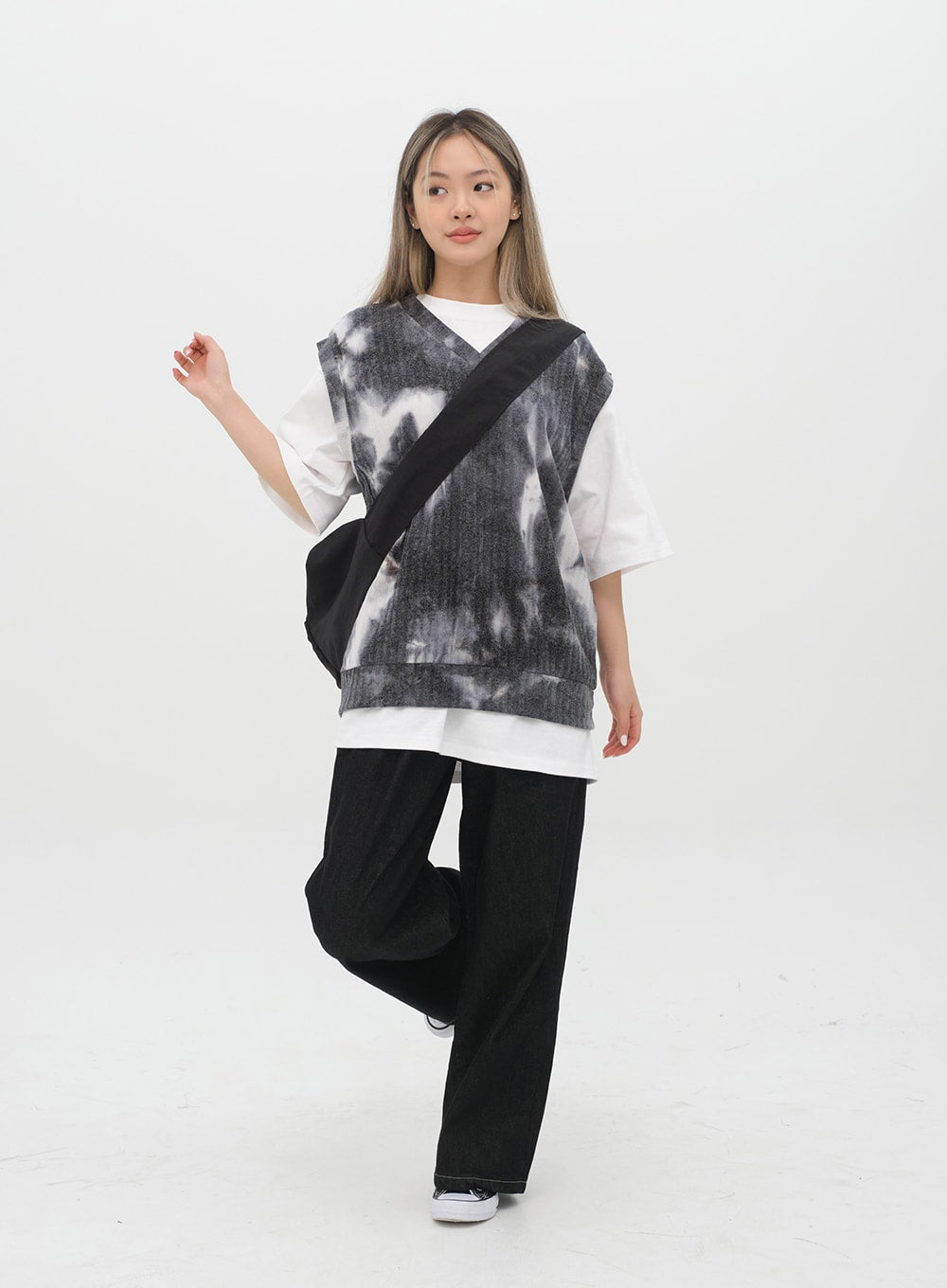 Tie Dye Relaxed Fit Vest C2001