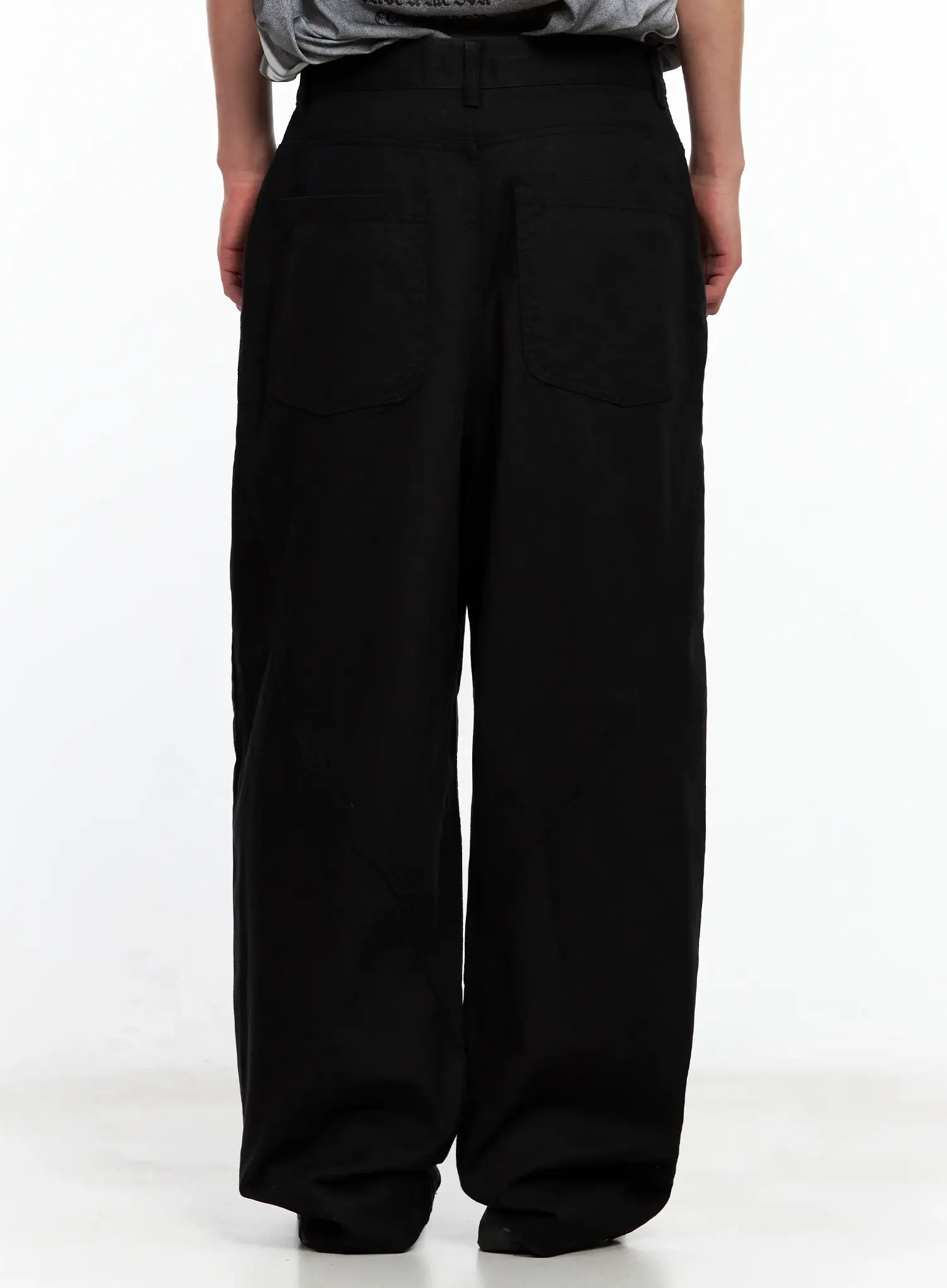 Men's Wide-Leg Cotton Pants IL511