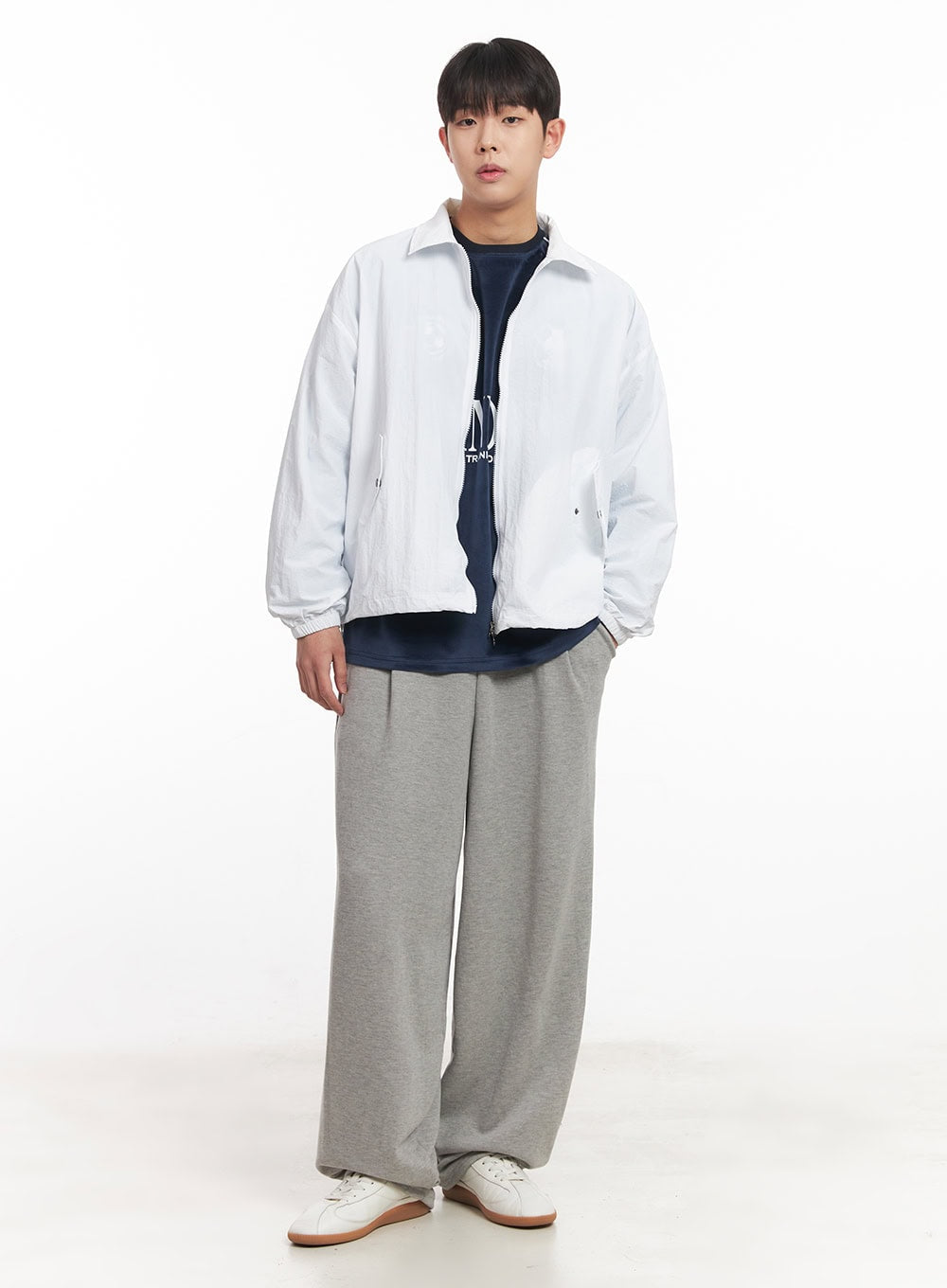 Men's Pintuck Wide-Leg Sweatpants IM528