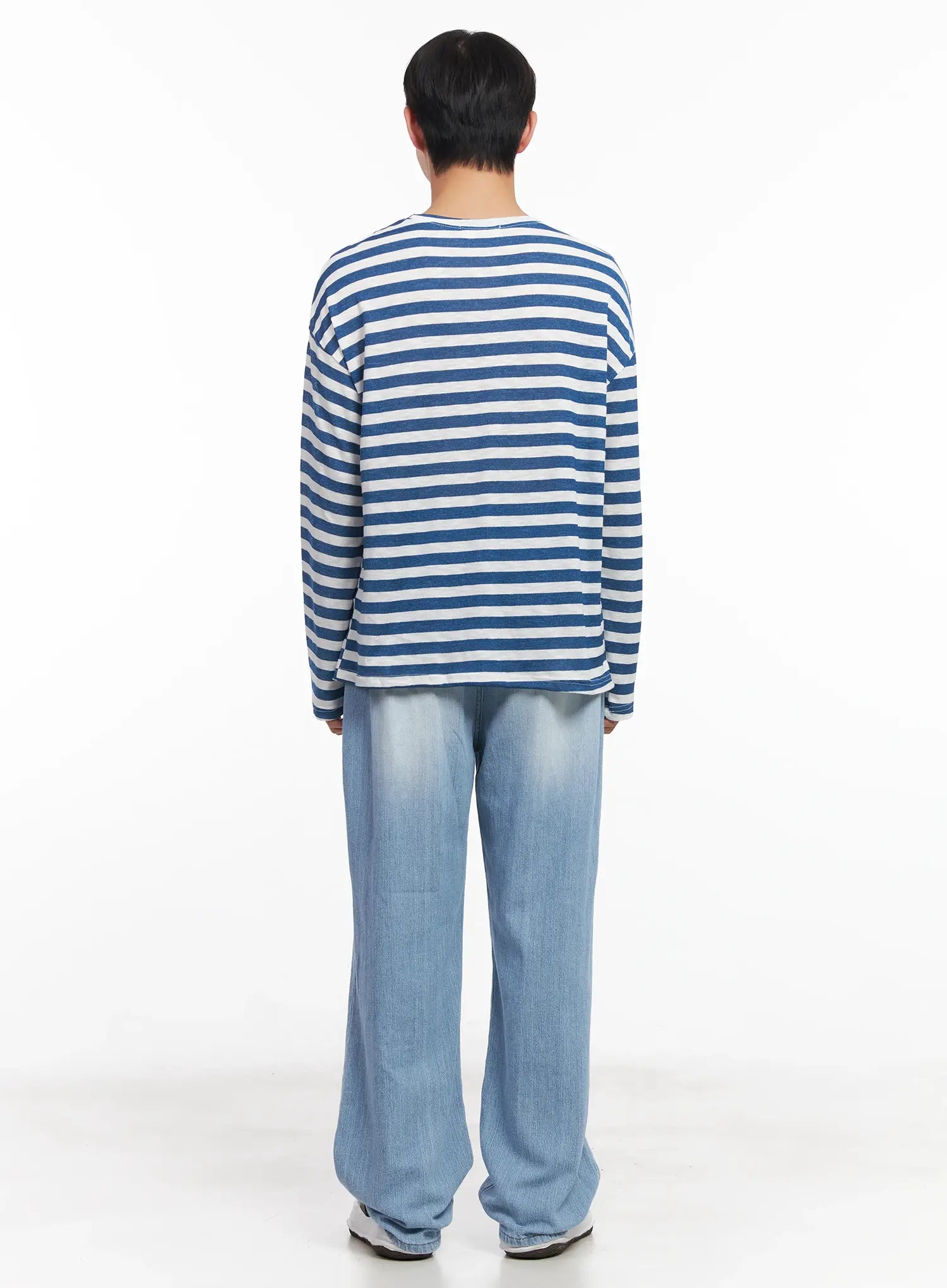 Men's Adjustable Linen Denim Pants (Light blue) IU519