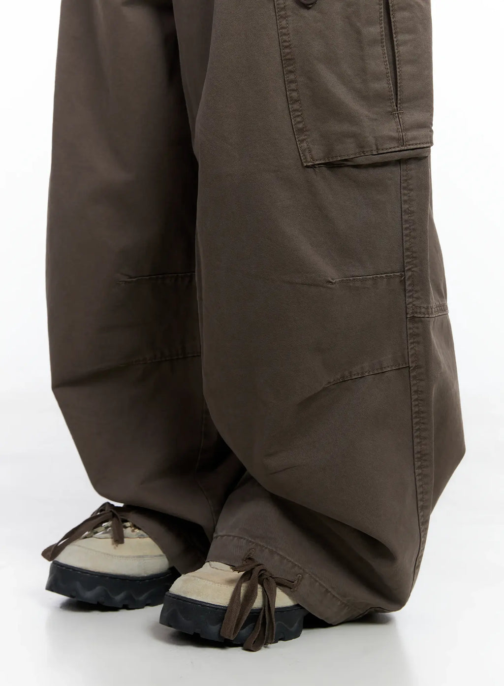 Utility Pocket Wide-Leg Trousers CS501