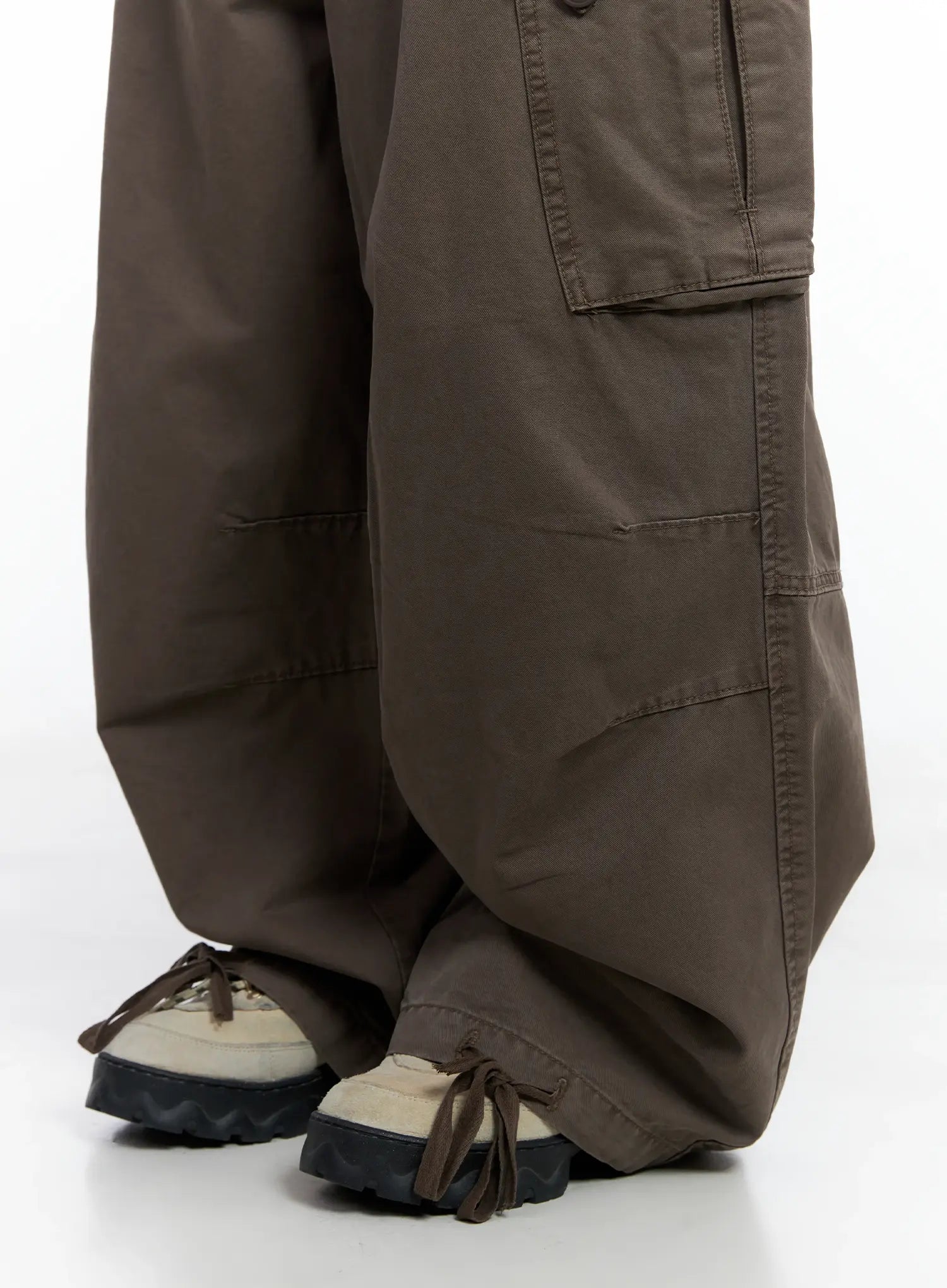 Utility Pocket Wide-Leg Trousers CS501