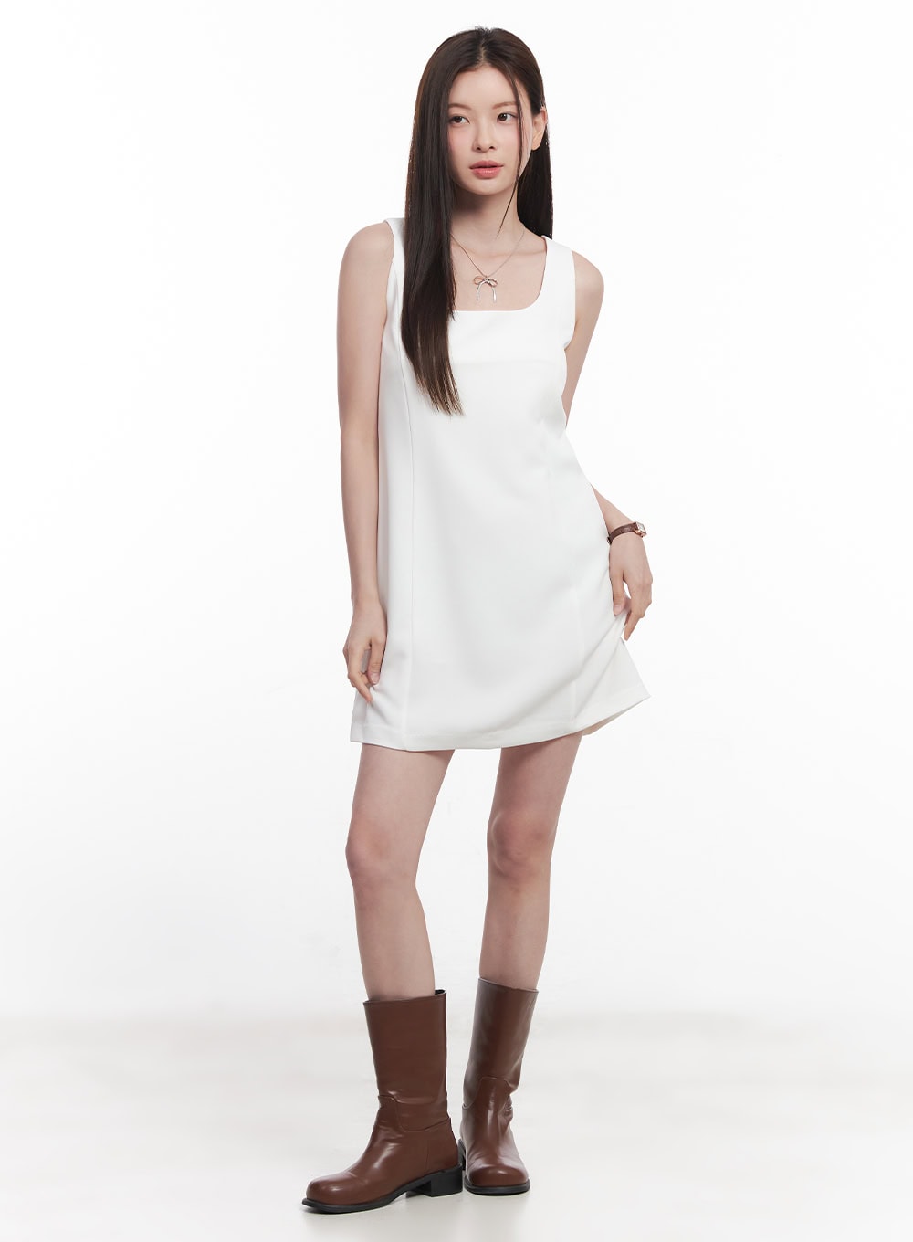 Essential Comfort Sleeveless Mini Dress CY515
