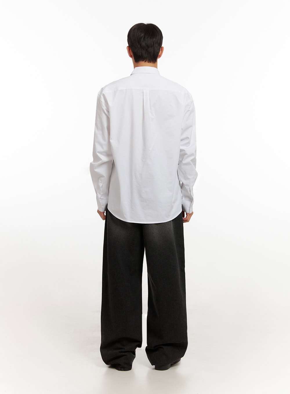 Men's Washed Relaxed-Fit Jeans ID406