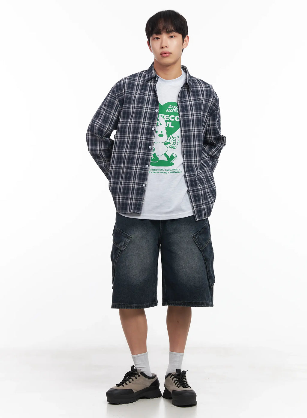 Men's Heart Graphic T-Shirt IU519