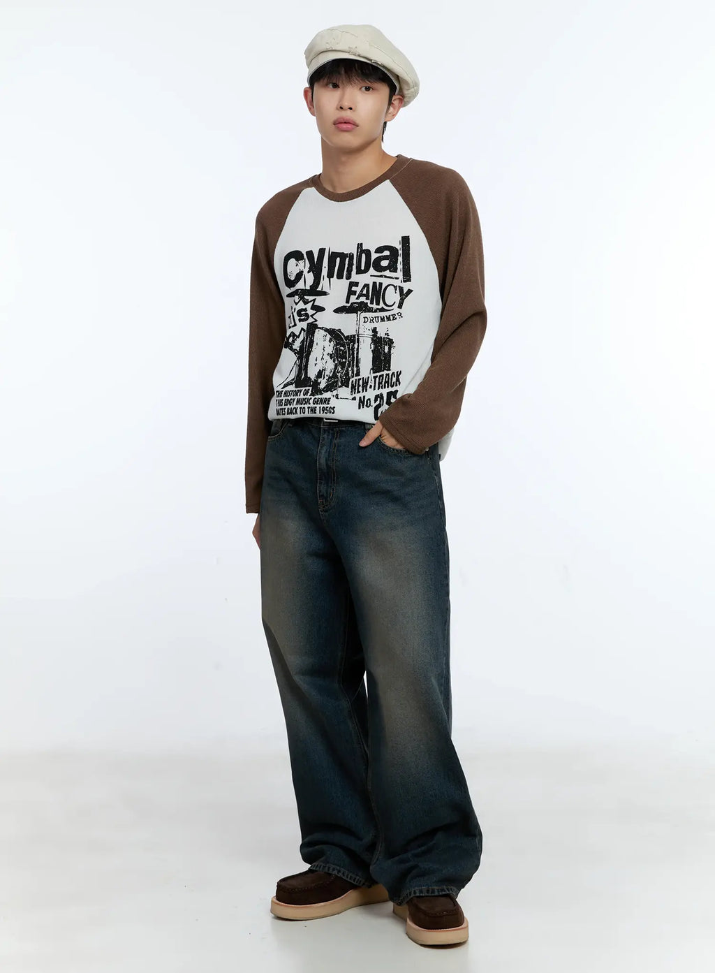 Men's Retro Long Sleeve Shirt IG519