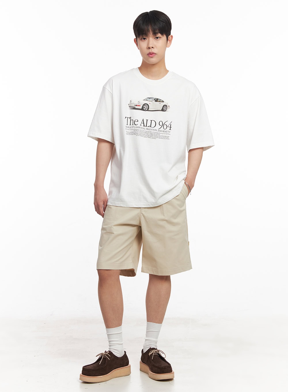 Men's Car Graphic T-Shirt IA529