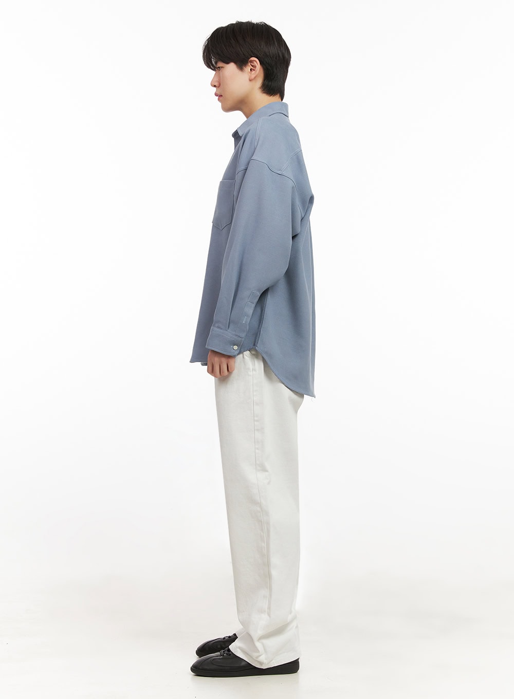 Men's Fleece-Lined Button Up Shirt IJ517