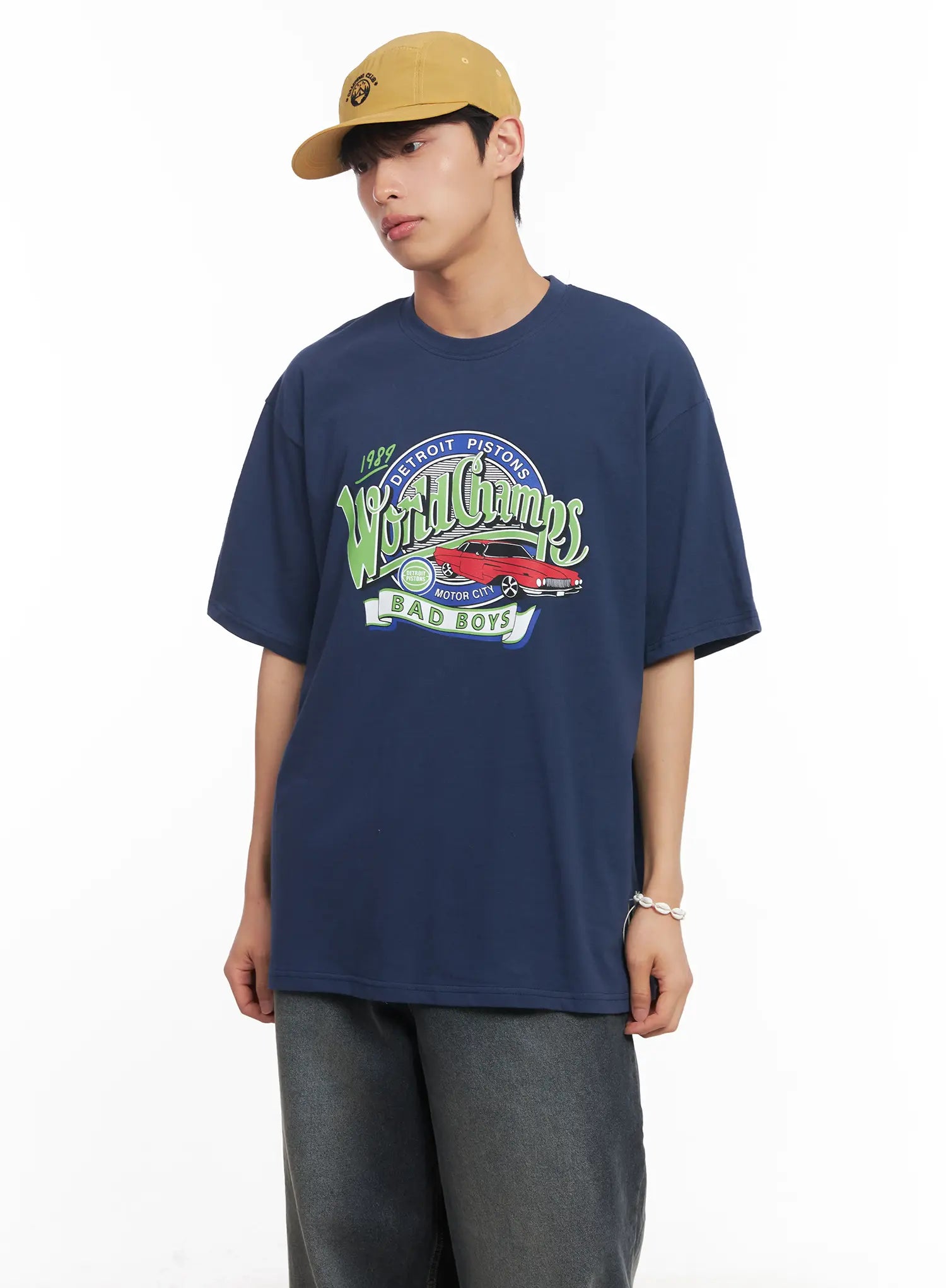 Men's Oversized Graphic Tee IU519