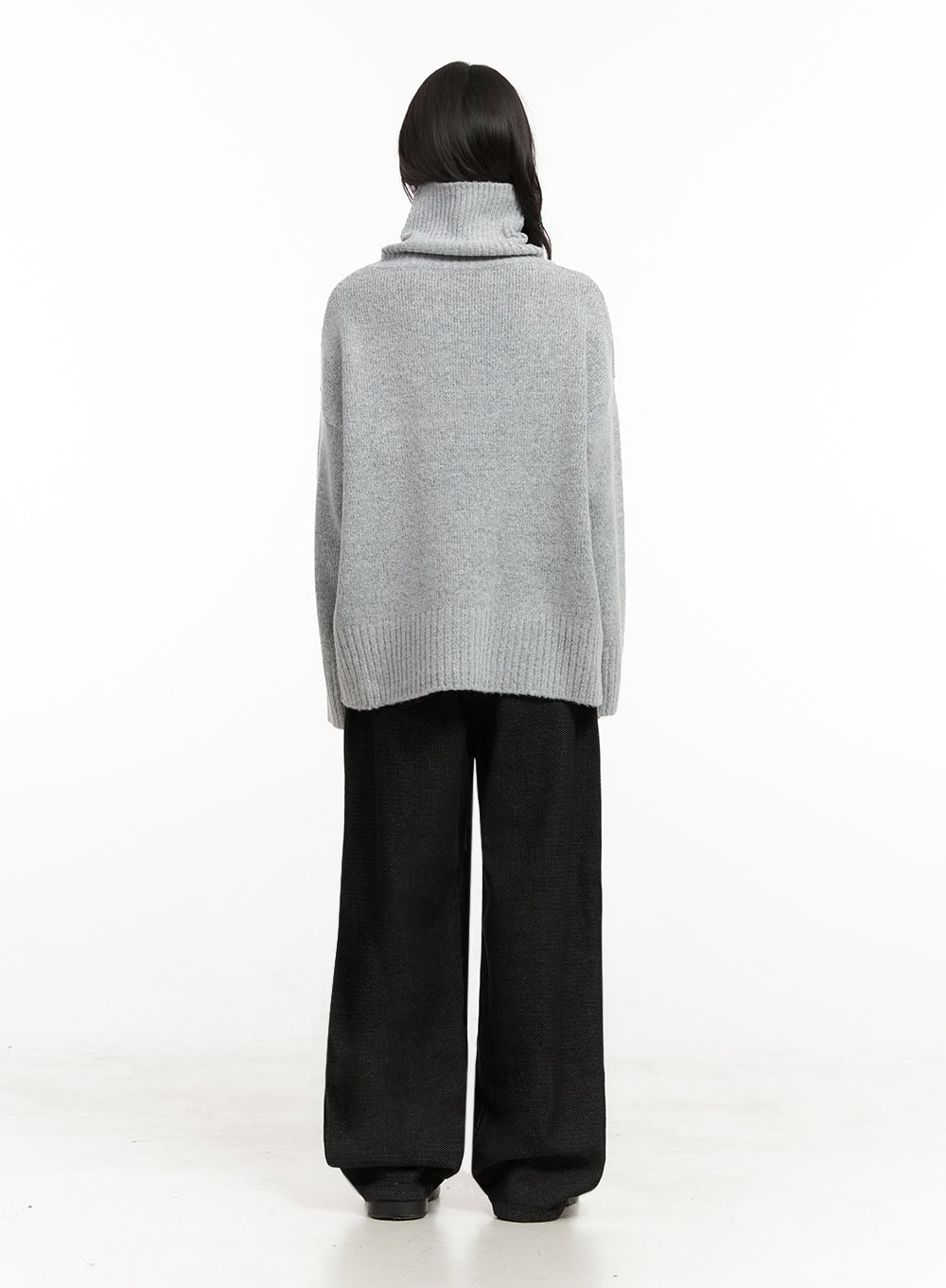 Oversized Warm Turtleneck Sweater IN427