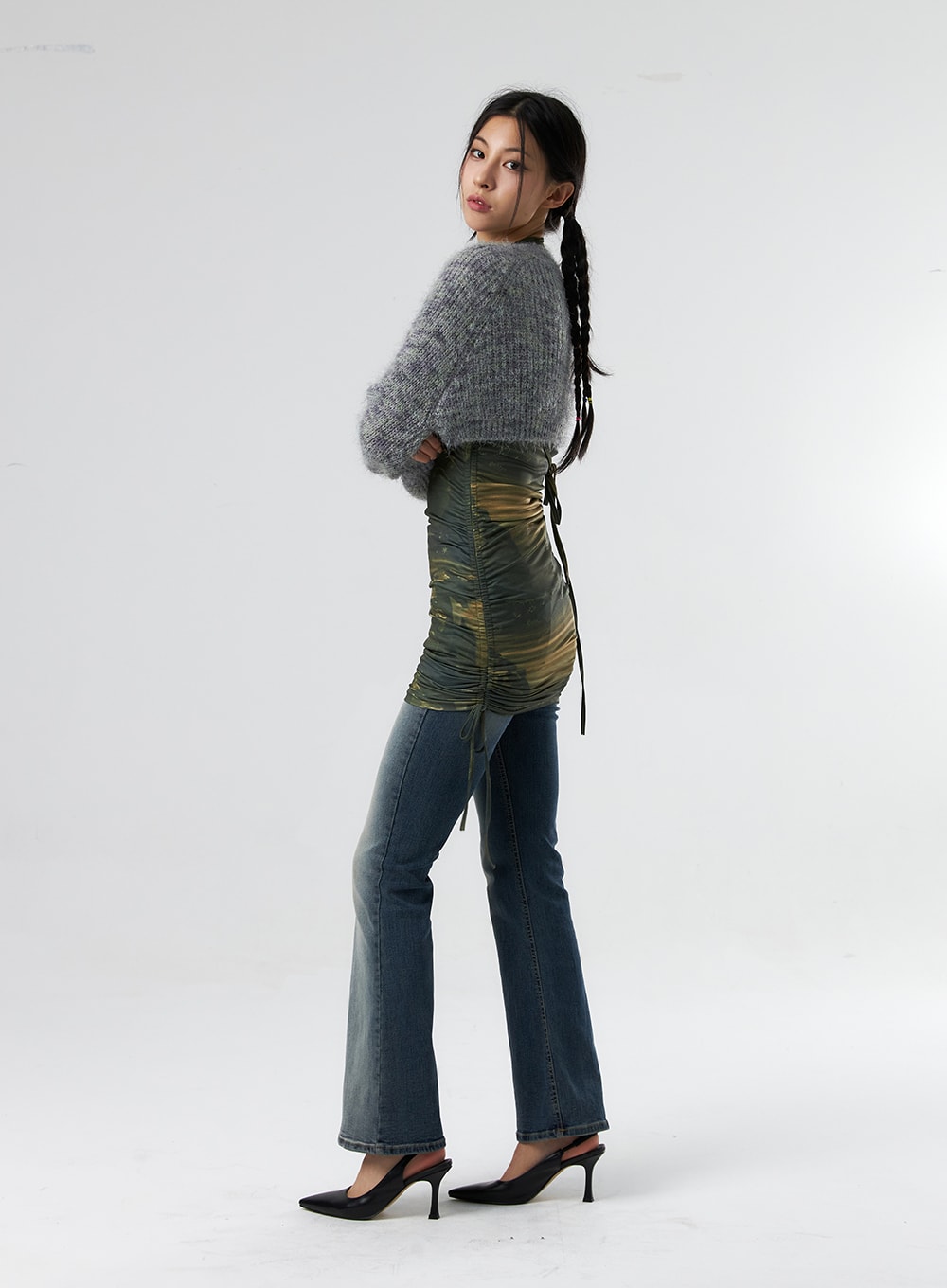 Chunky Knit Bolero IS327