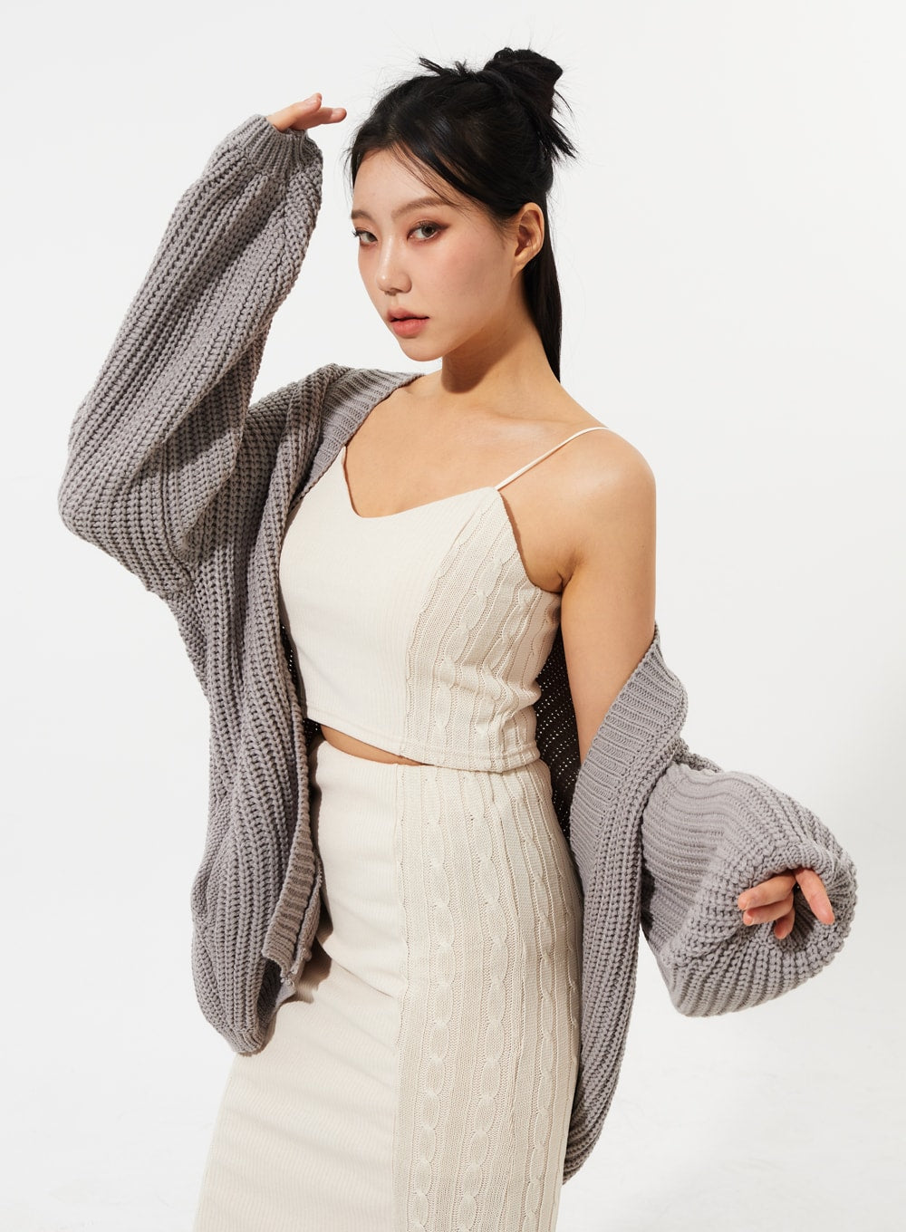 Oversized Knit Cardigan IM309