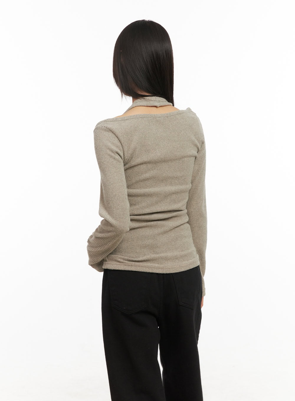 Halter Neck Buttoned Cardigan CD430