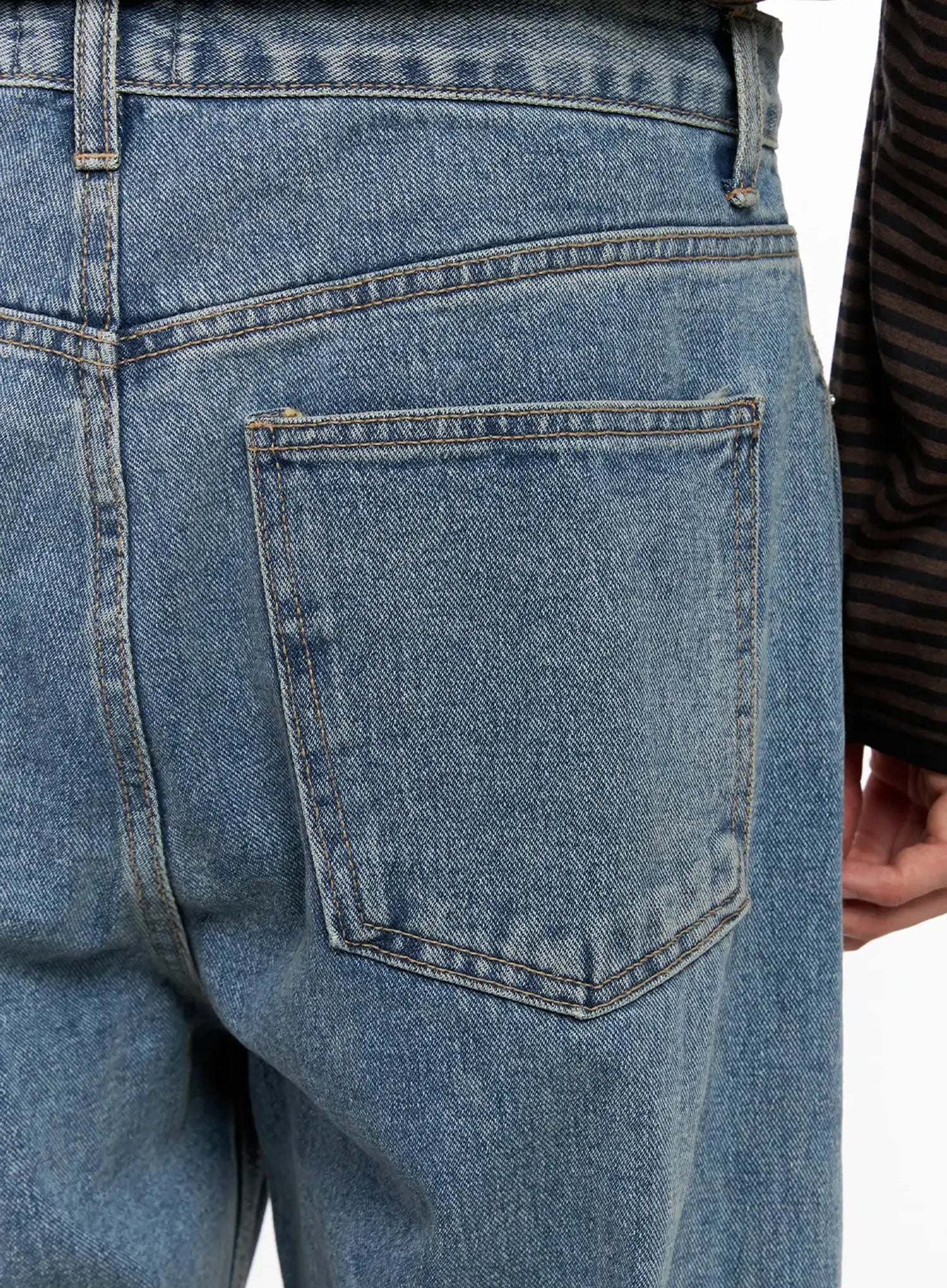 Men's Classic Blue Denim Jeans IO517