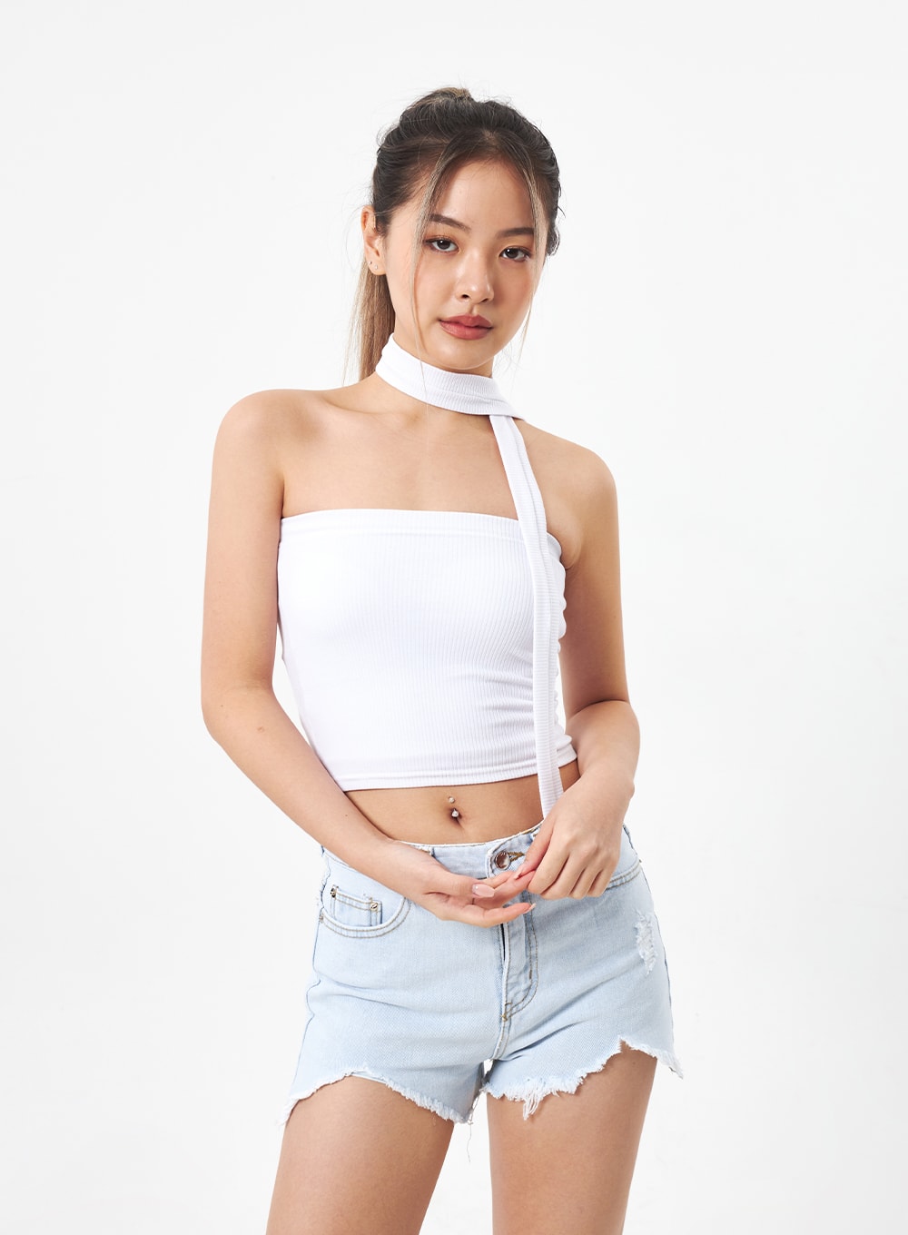 Tube Top With Scarf CA305