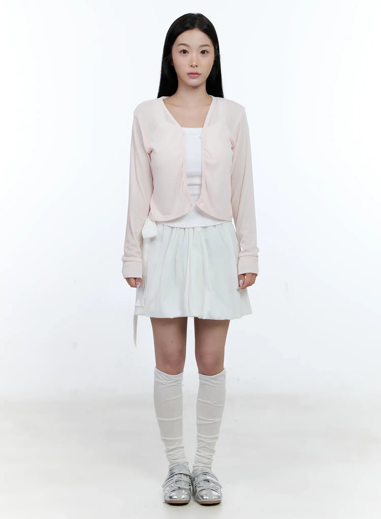 Wrap-Style Balloon Skirt CL530