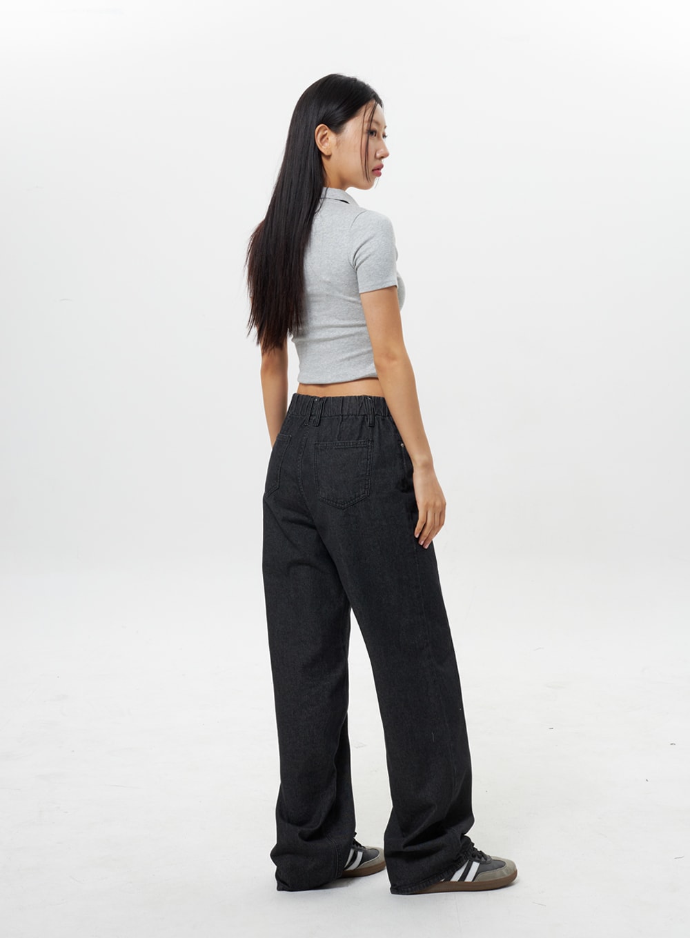 Cropped Polo Tee IY312