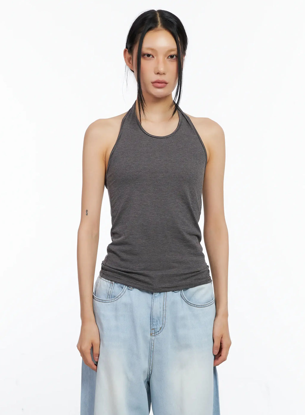 Striped Layered Tank and Tee Set CL529