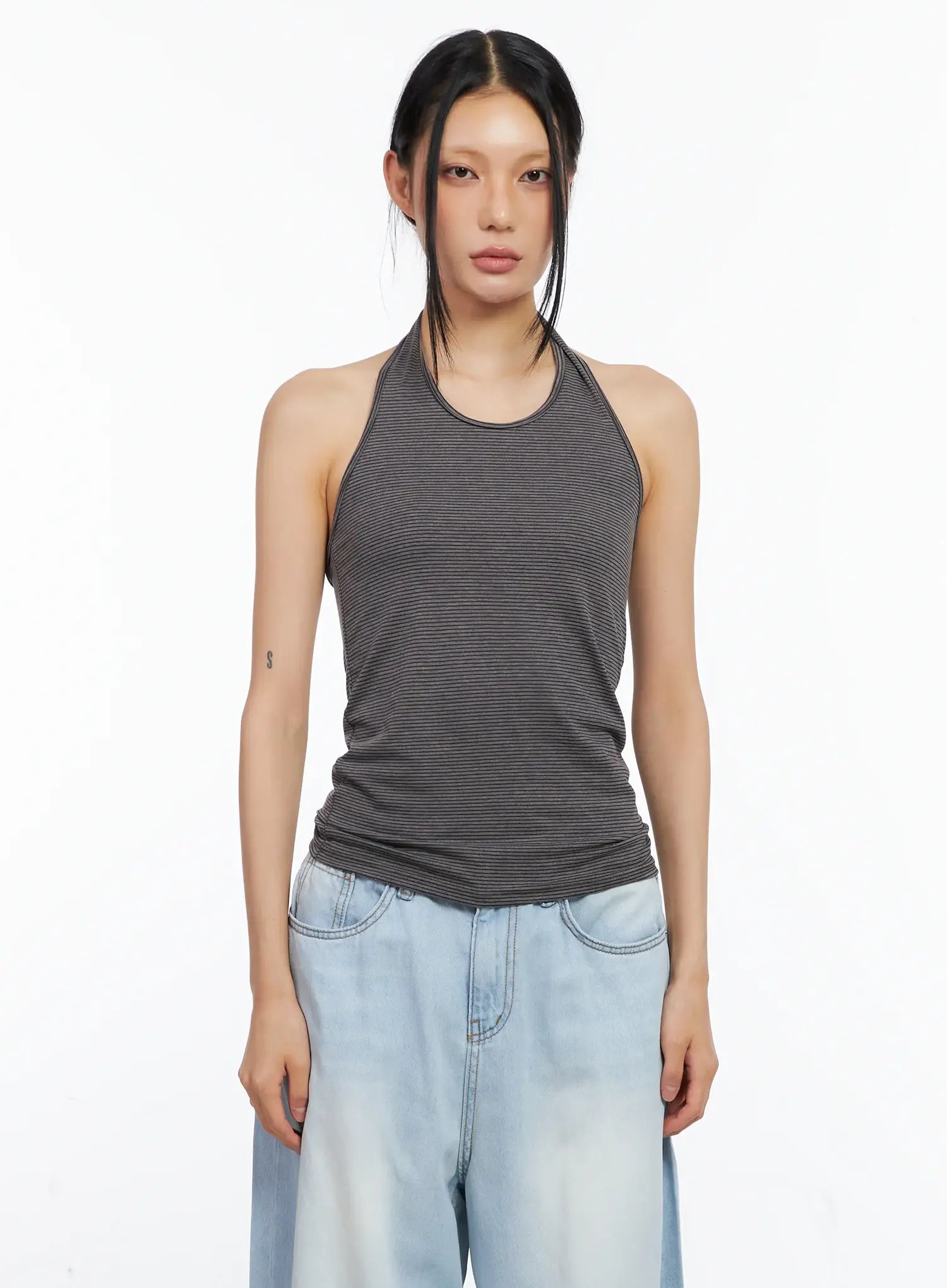 Striped Layered Tank and Tee Set CL529