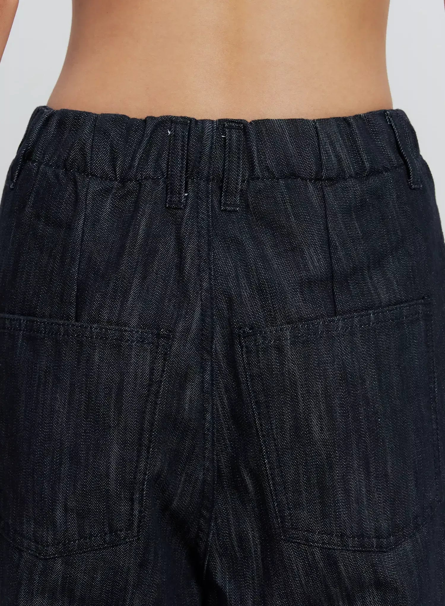 Uven Pintuck Wide-Leg Jeans IS516