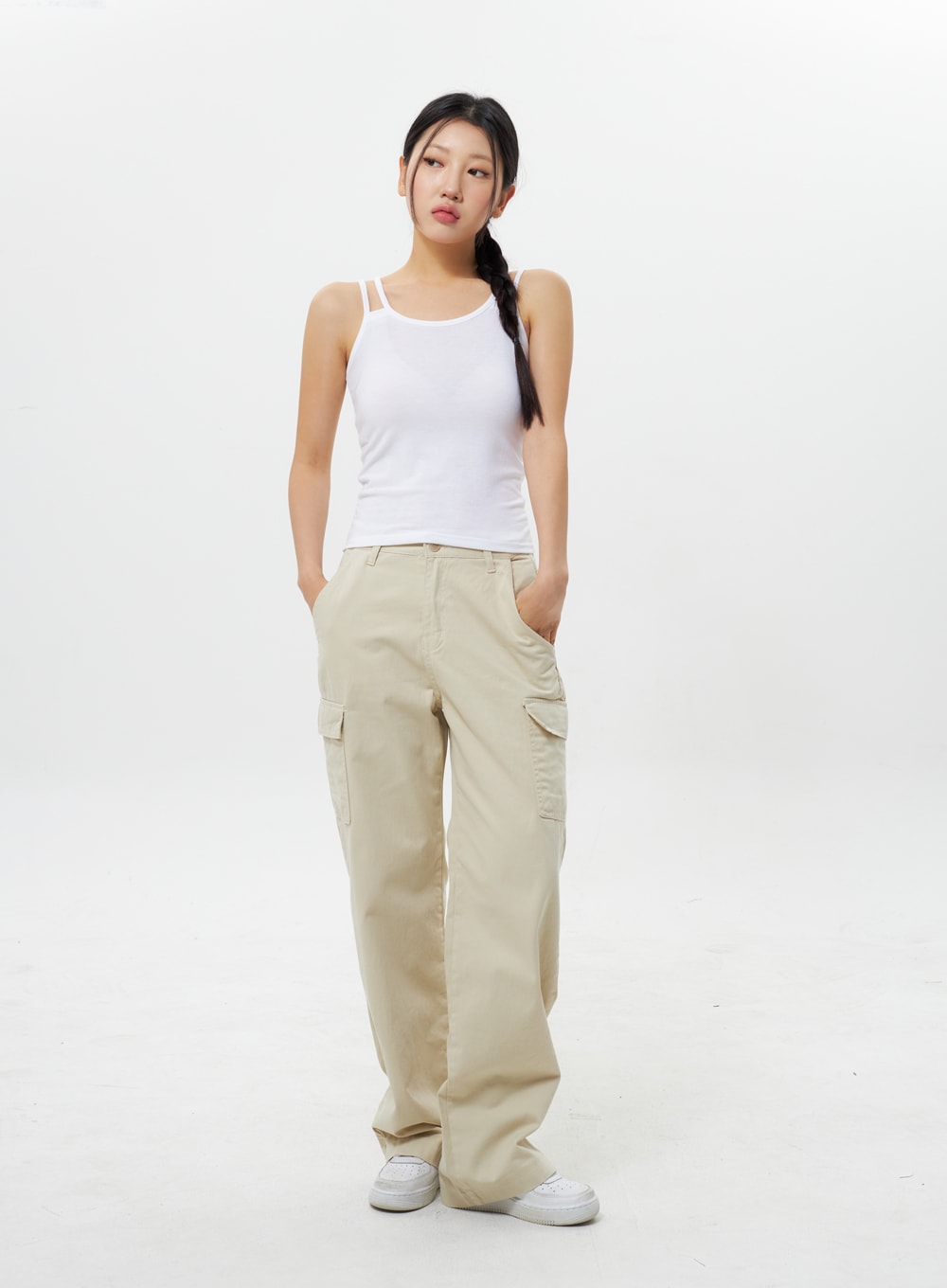 Cotton Cargo Pants IY312