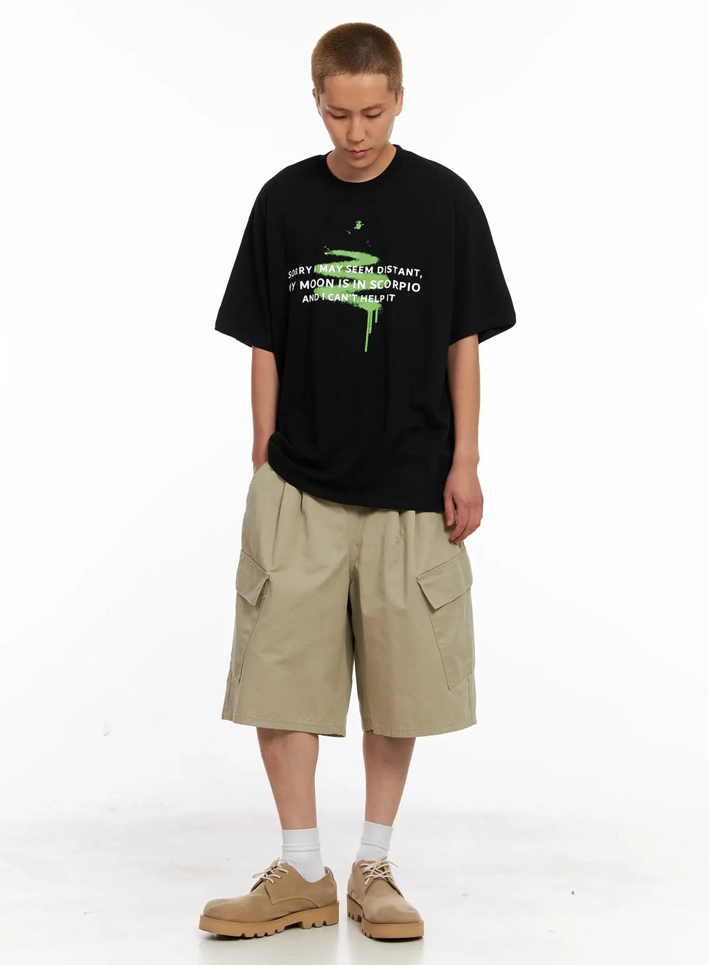 Men's Graphic Oversized Tee IL521